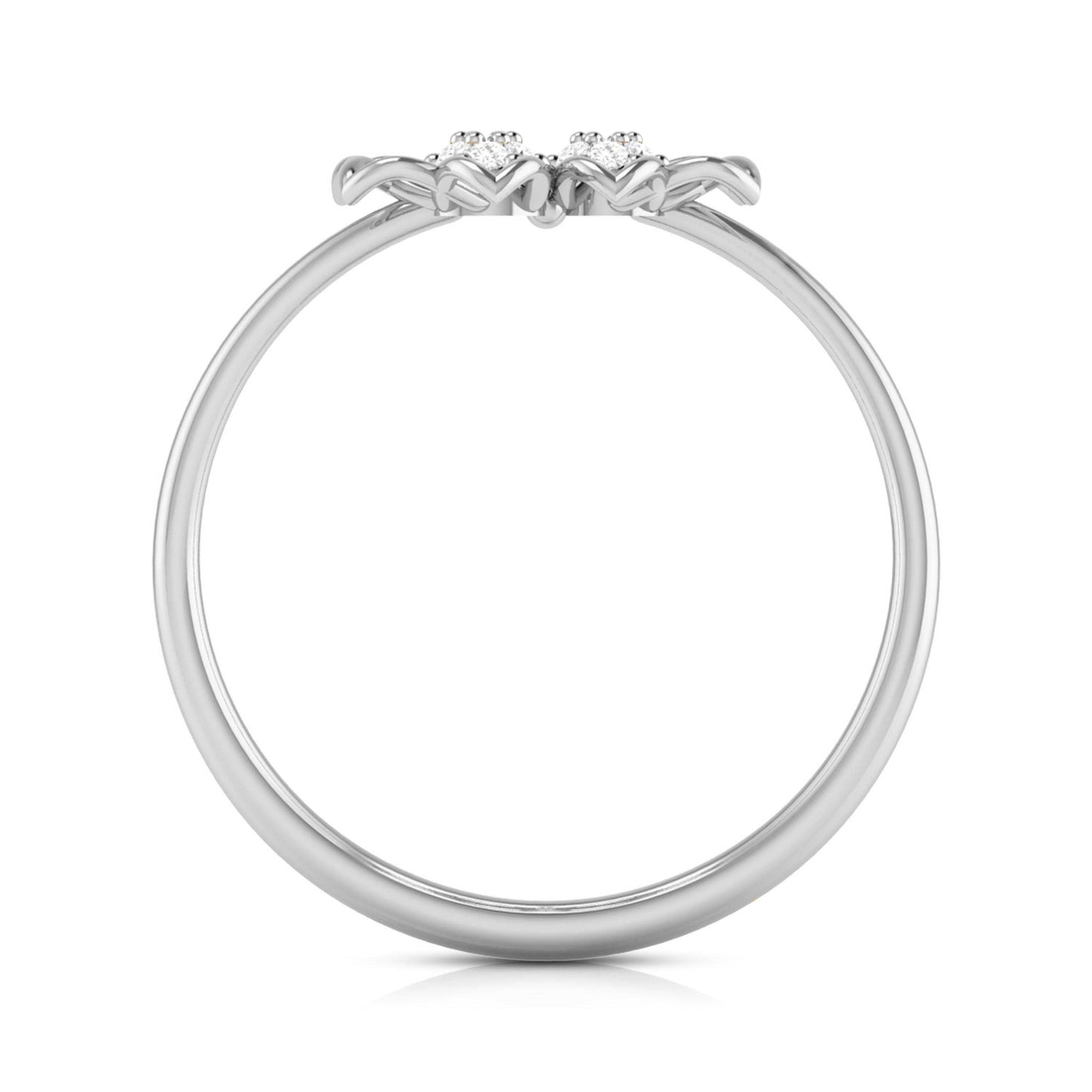 Greenery lab grown diamond ring unique ring design Fiona Diamonds