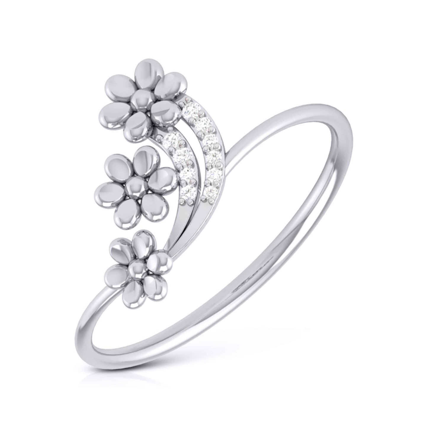 Load image into Gallery viewer, Floare lab grown diamond ring sleek ring Fiona Diamonds
