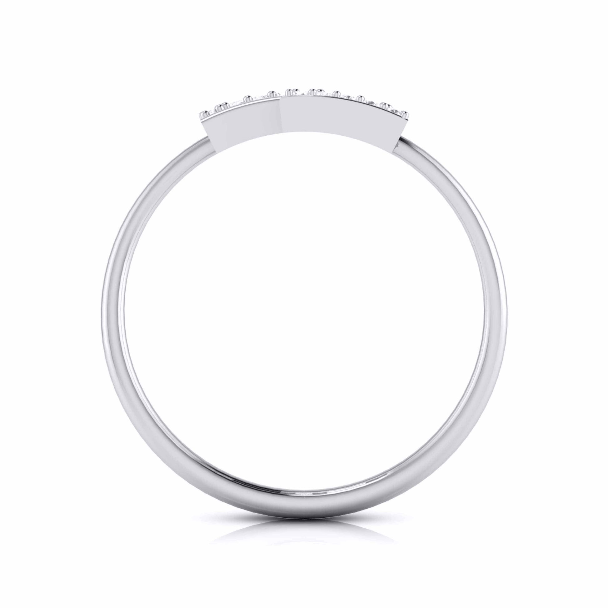 Bela lab grown diamond ring simple round ring design Fiona Diamonds