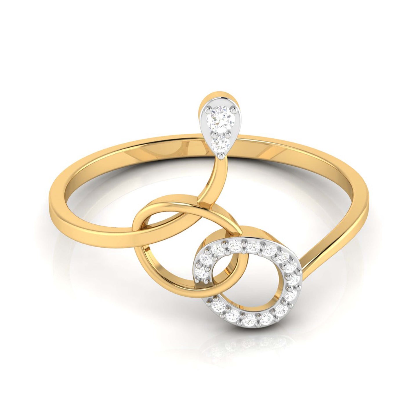 Jollier lab grown diamond ring trendy ring design Fiona Diamonds