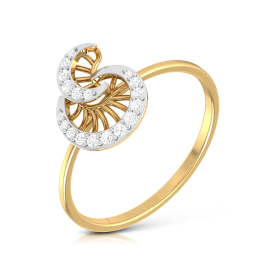 Load image into Gallery viewer, Revolution lab grown diamond ring simple round ring design Fiona Diamonds

