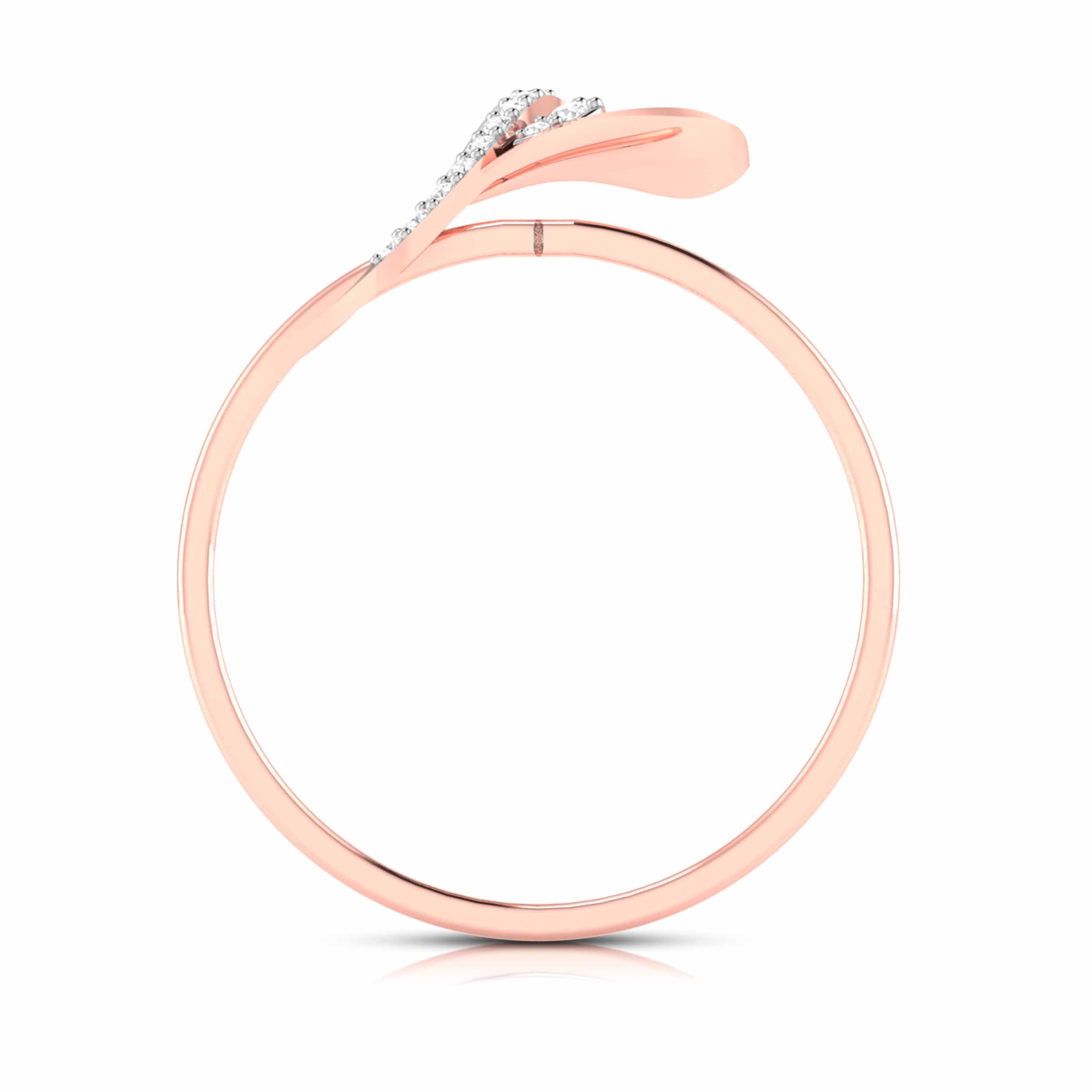 Calamus lab grown diamond ring simple round ring design Fiona Diamonds