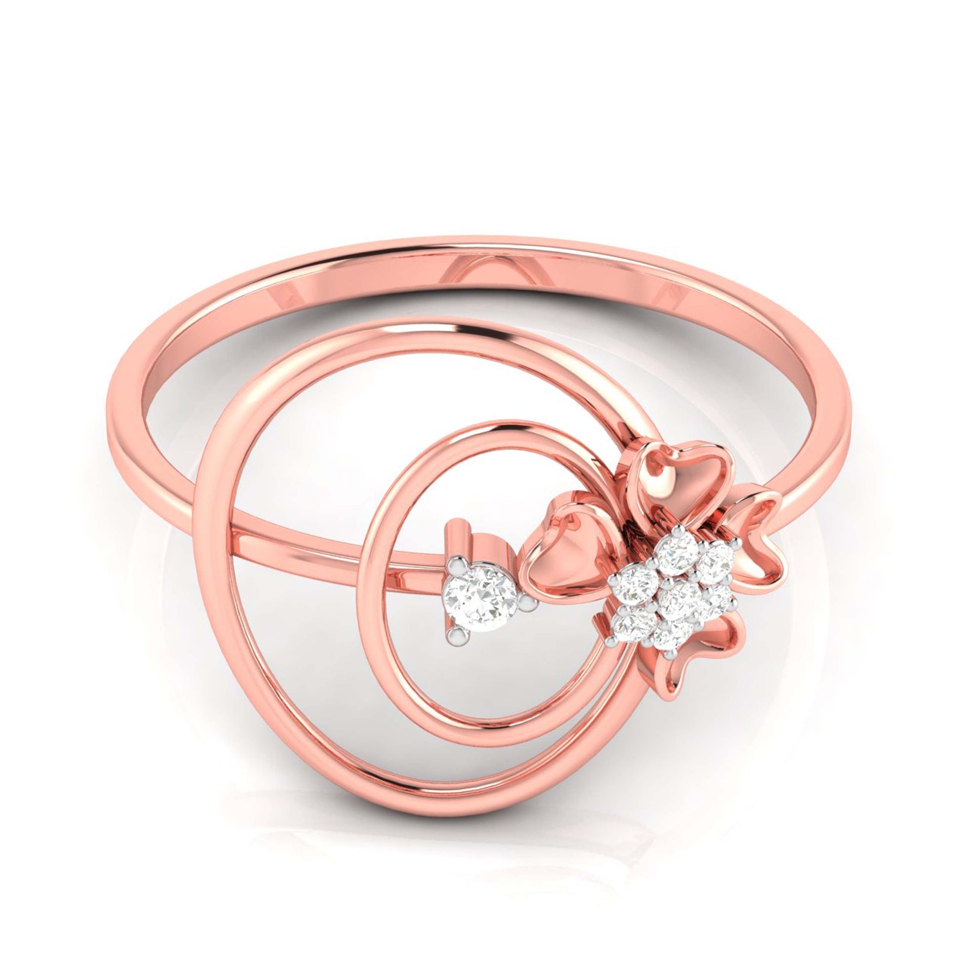 Cella lab grown diamond ring simple round ring design Fiona Diamonds
