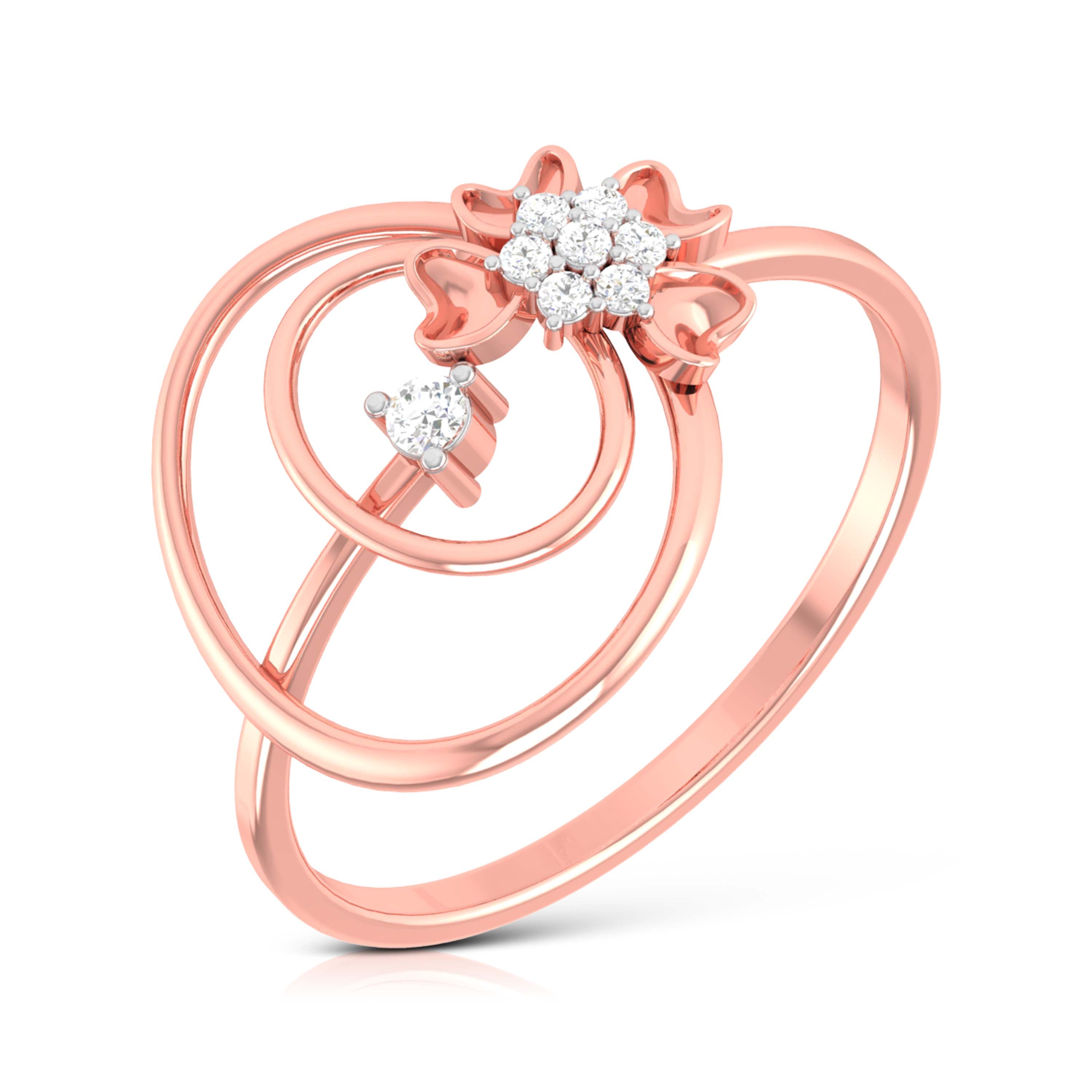 Cella lab grown diamond ring simple round ring design Fiona Diamonds