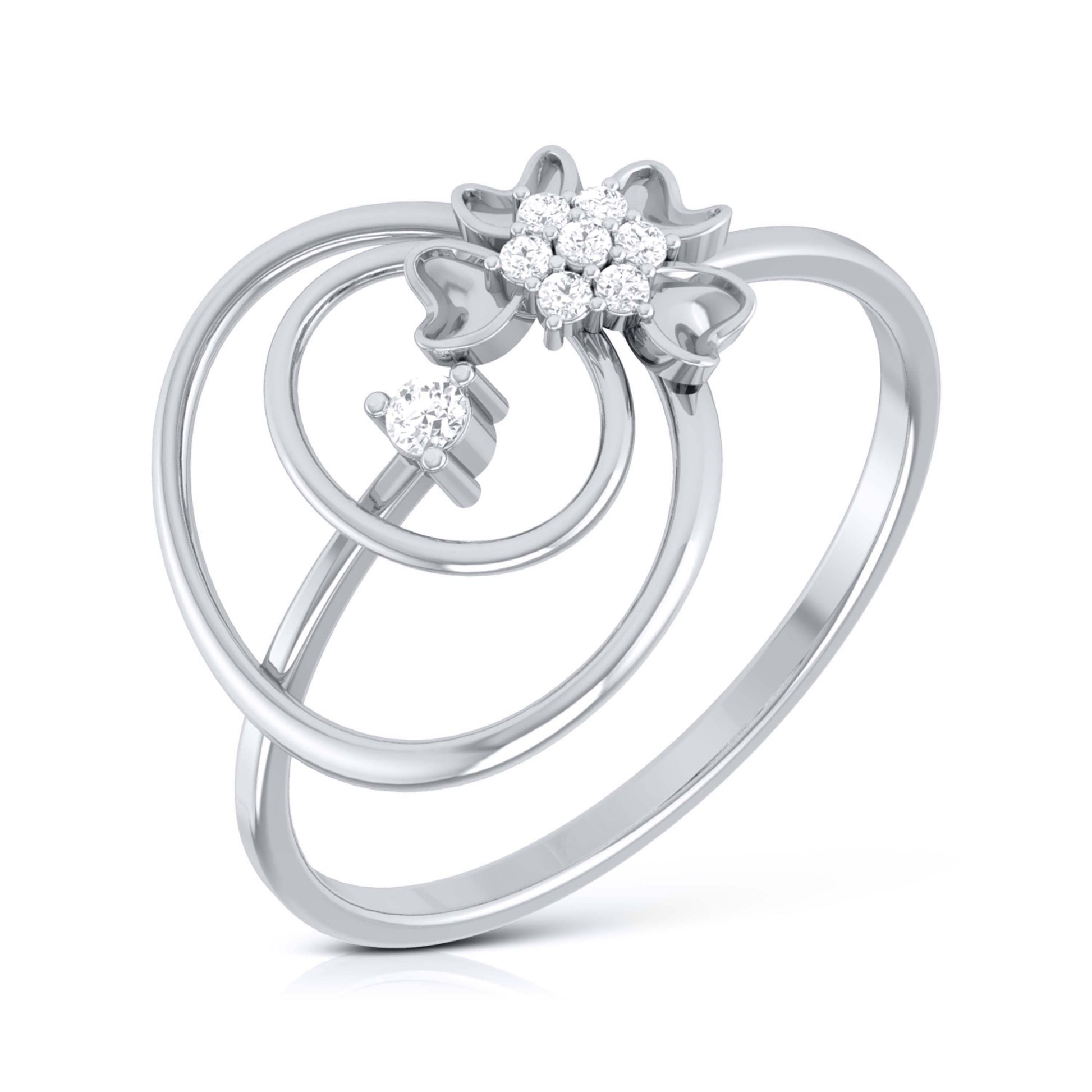 Cella lab grown diamond ring simple round ring design Fiona Diamonds