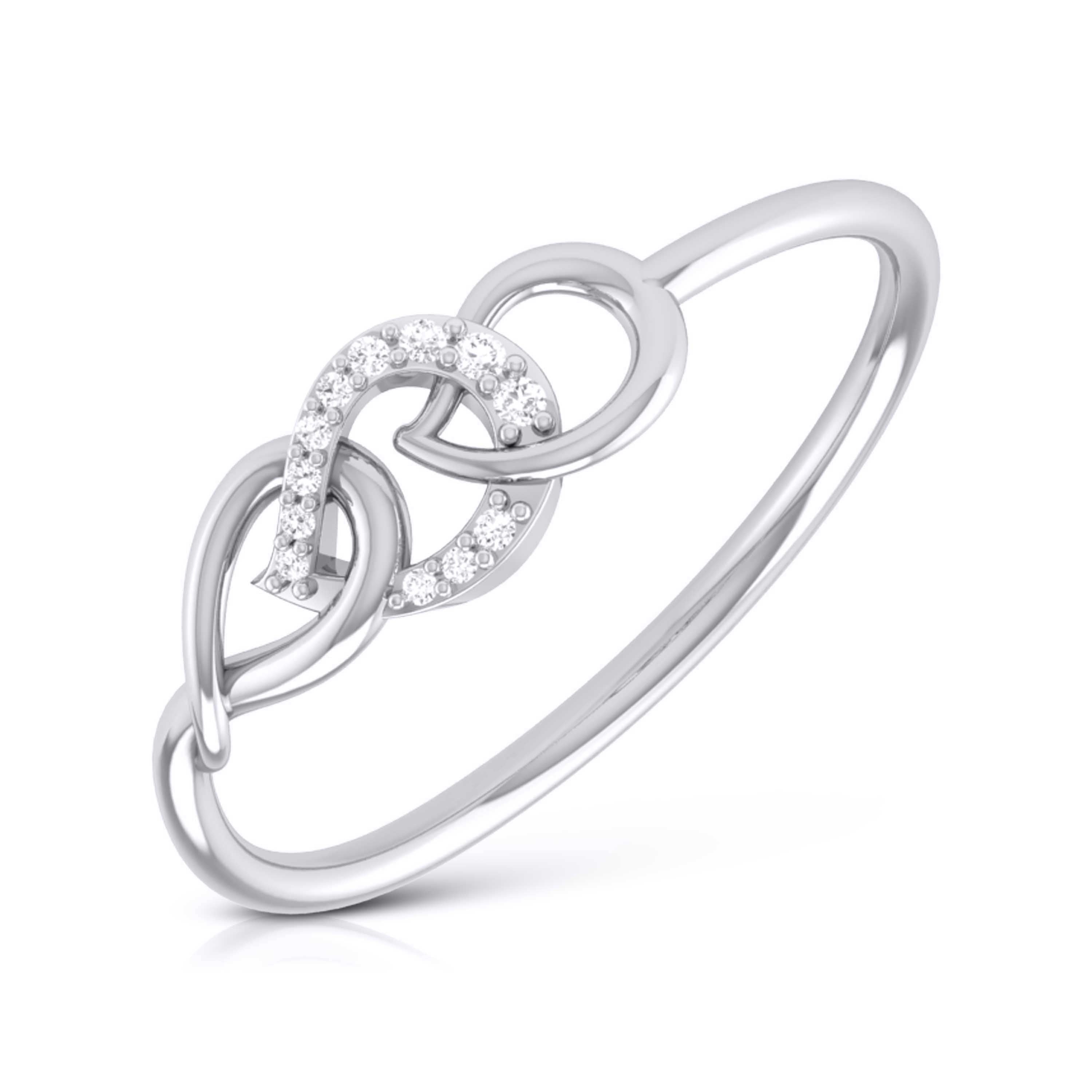Twine lab grown diamond ring trendy ring design Fiona Diamonds