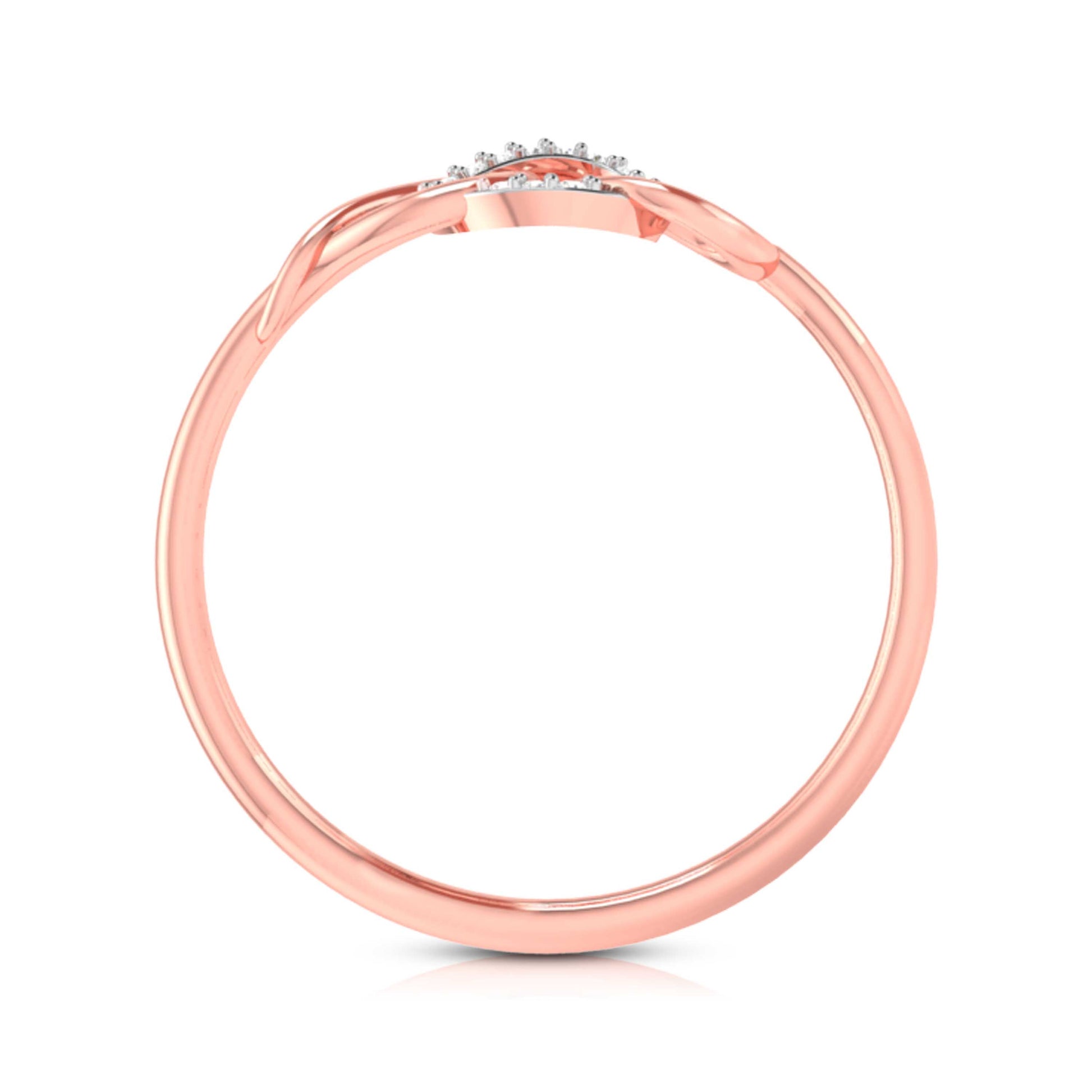 Twine lab grown diamond ring trendy ring design Fiona Diamonds