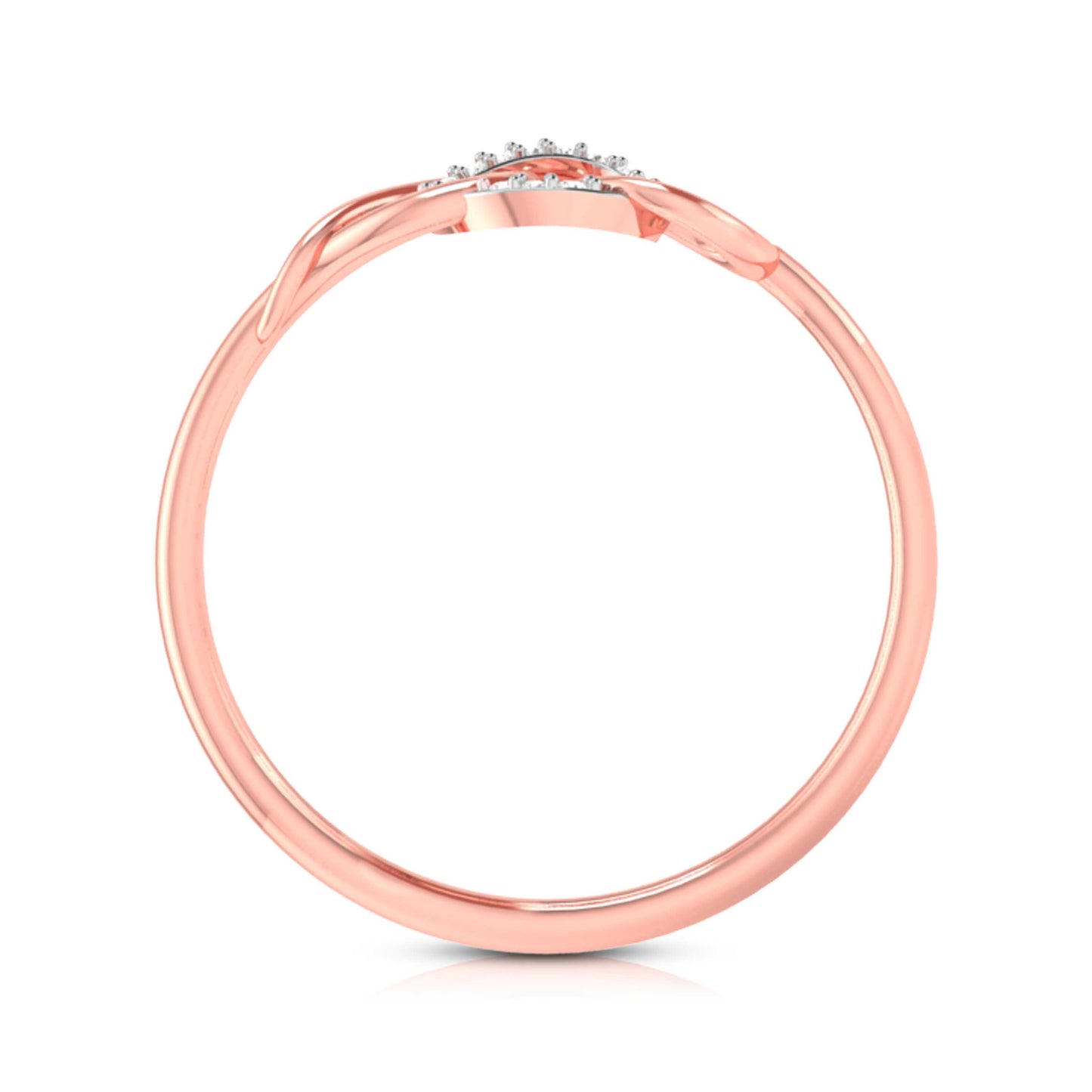Twine lab grown diamond ring trendy ring design Fiona Diamonds
