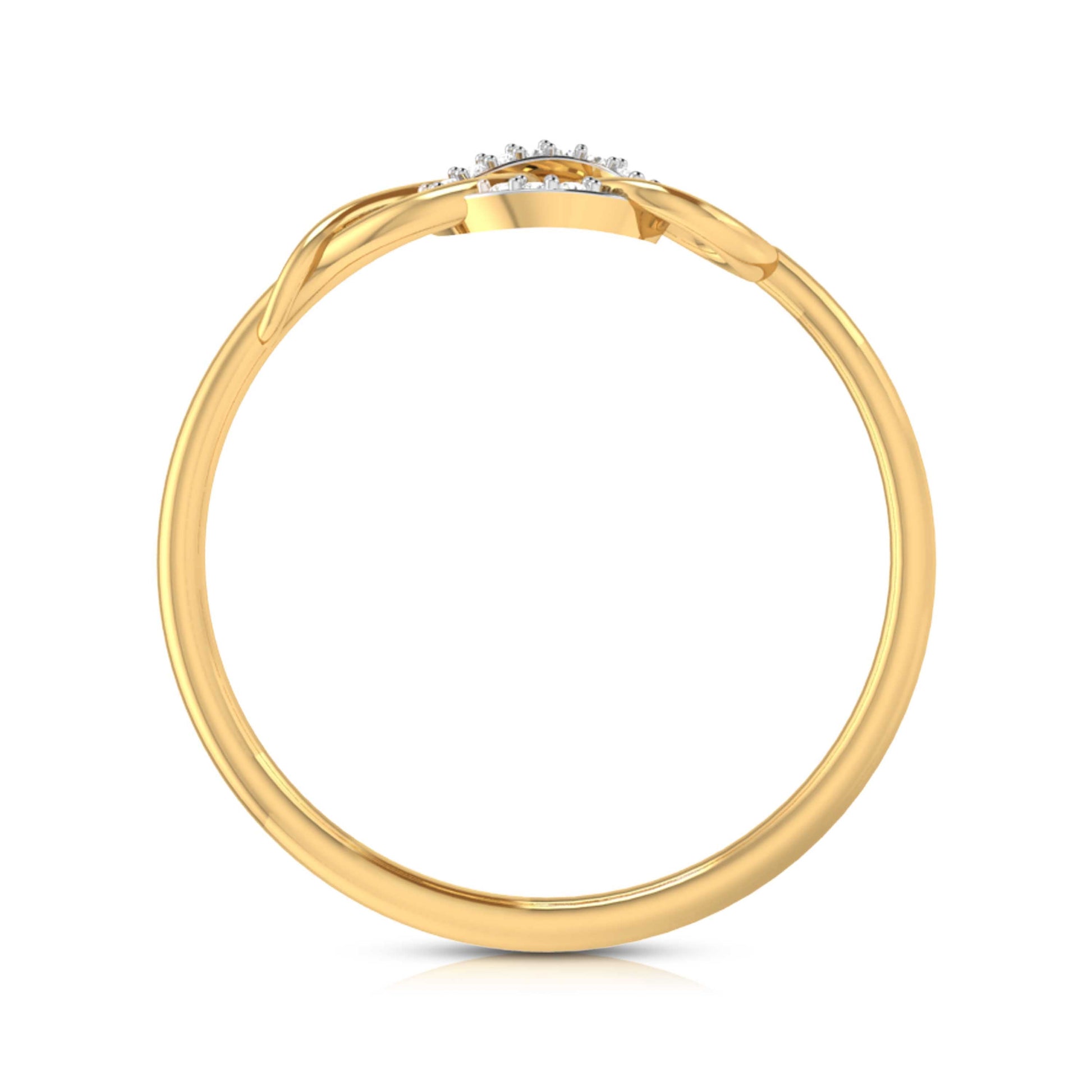 Twine lab grown diamond ring trendy ring design Fiona Diamonds