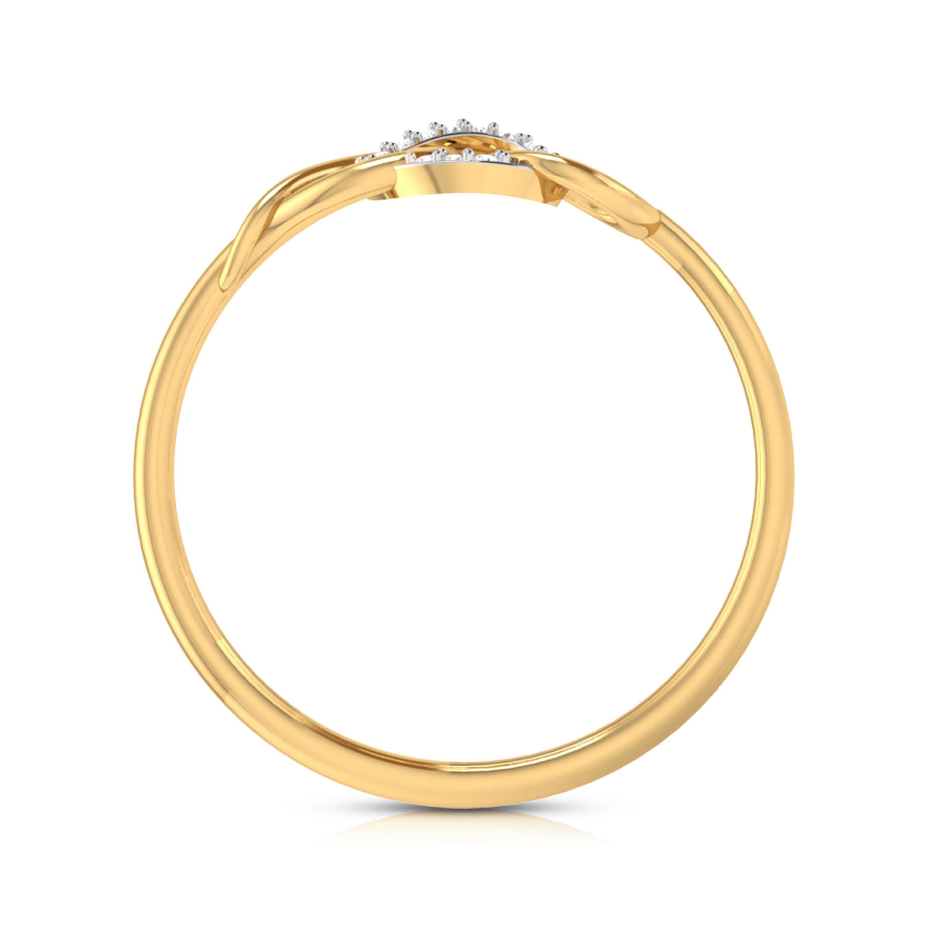 Twine lab grown diamond ring trendy ring design Fiona Diamonds