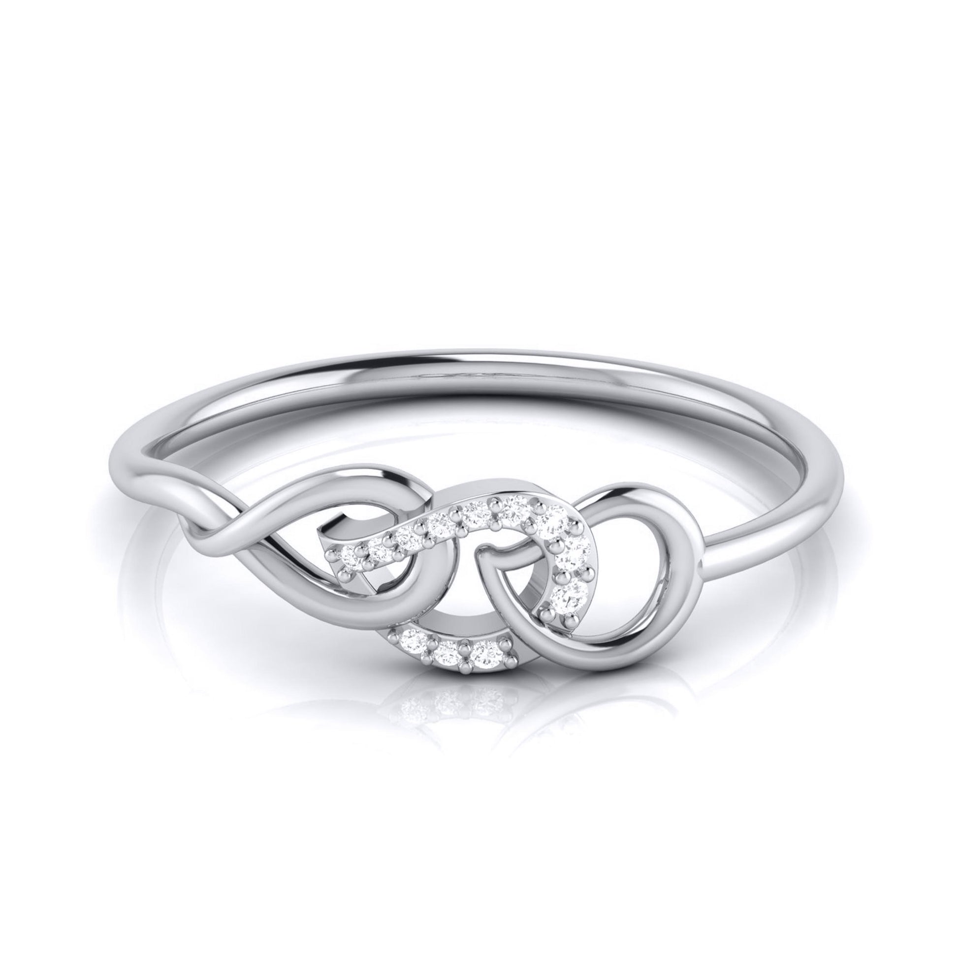 Twine lab grown diamond ring trendy ring design Fiona Diamonds