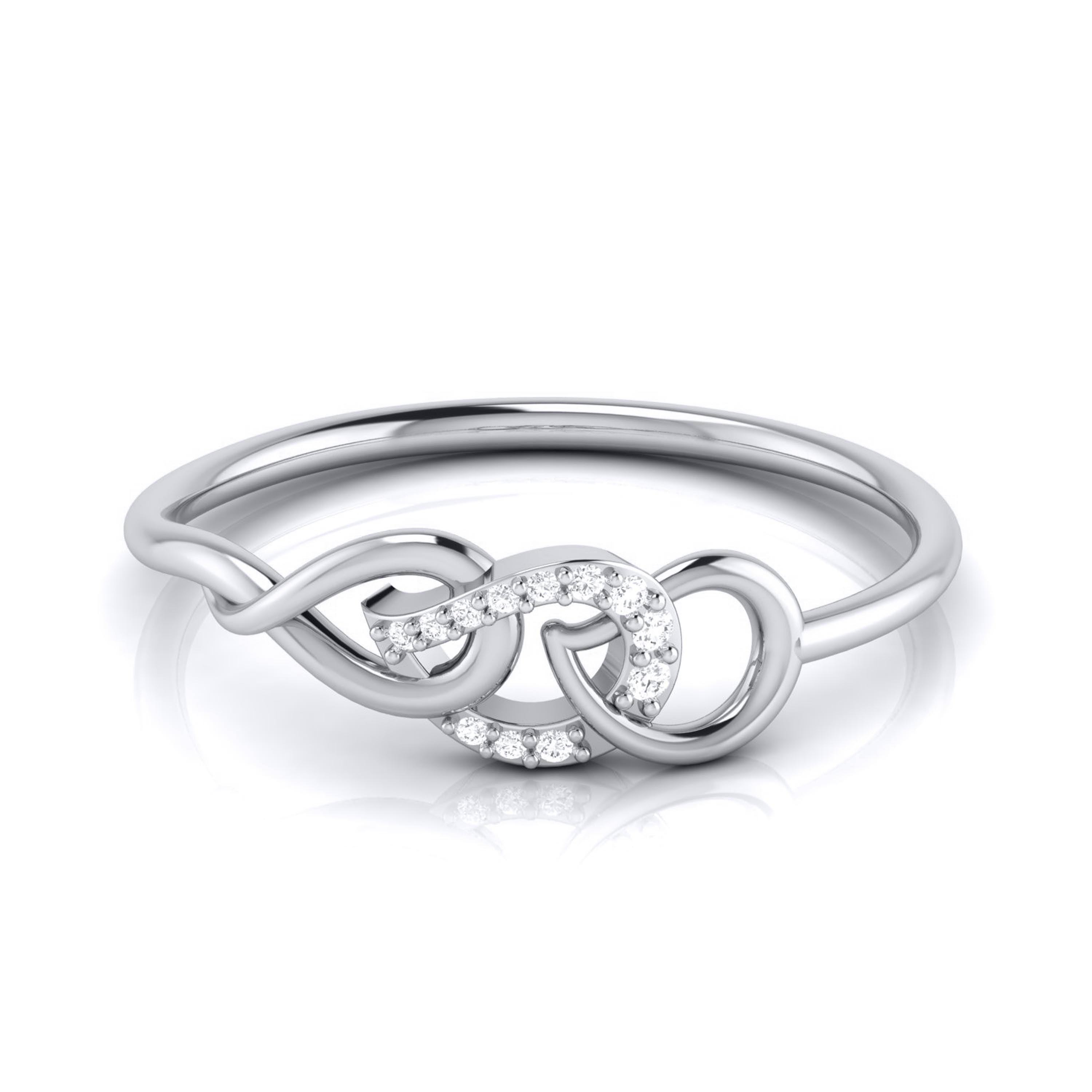 Twine lab grown diamond ring trendy ring design Fiona Diamonds