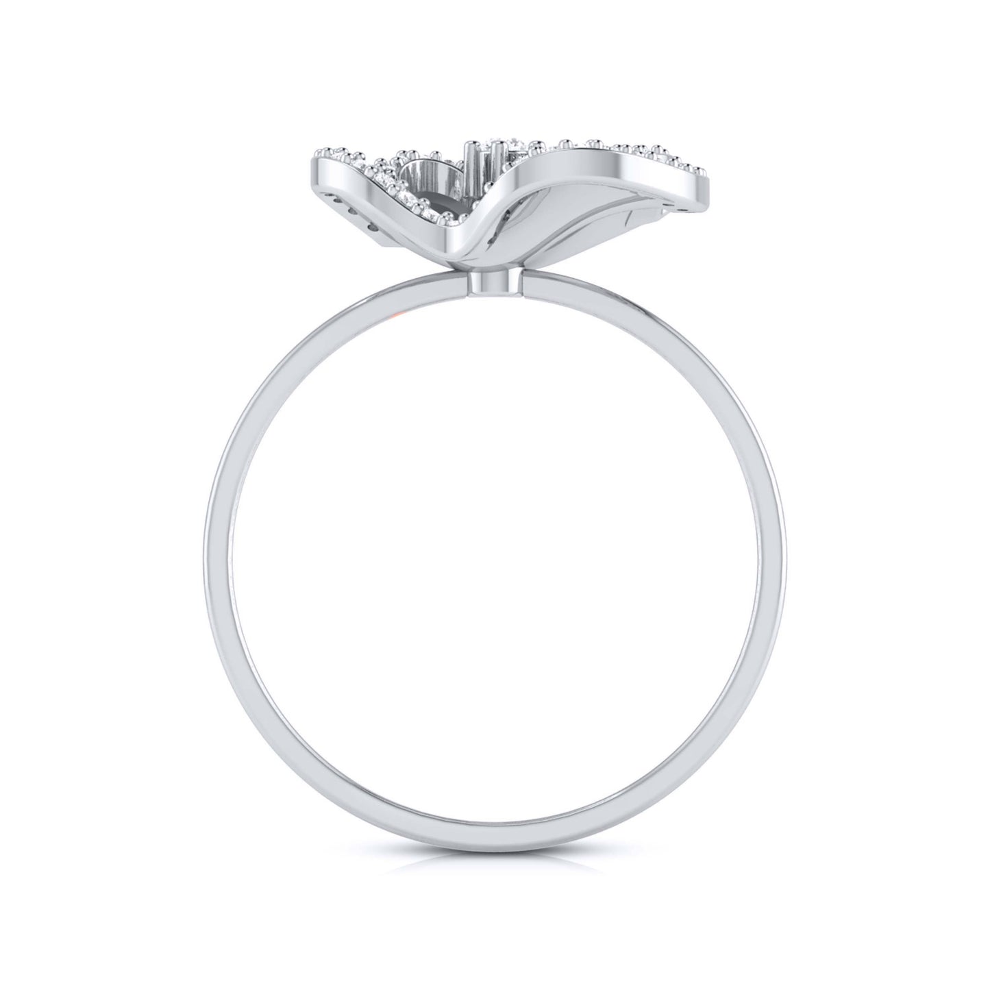 Galaxy lab grown diamond ring unique ring design Fiona Diamonds