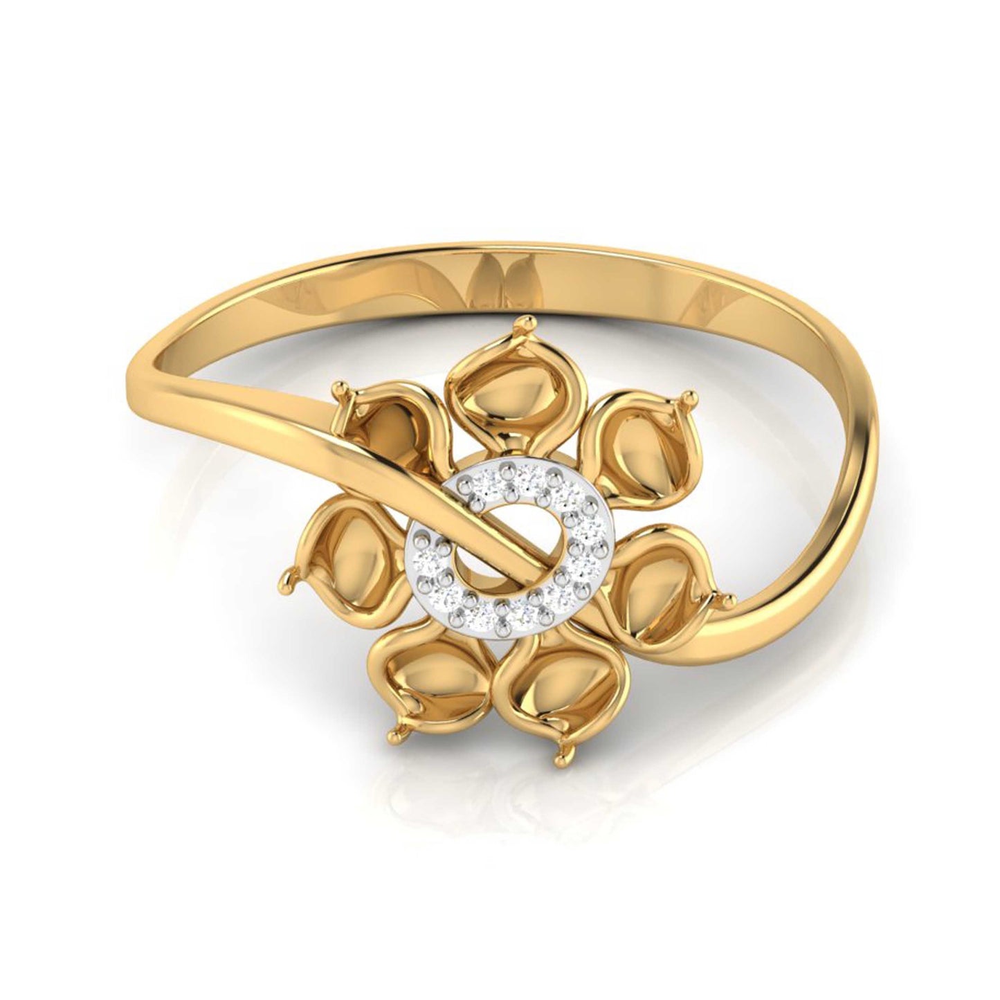 Intrinsic lab grown diamond ring simple round ring design Fiona Diamonds