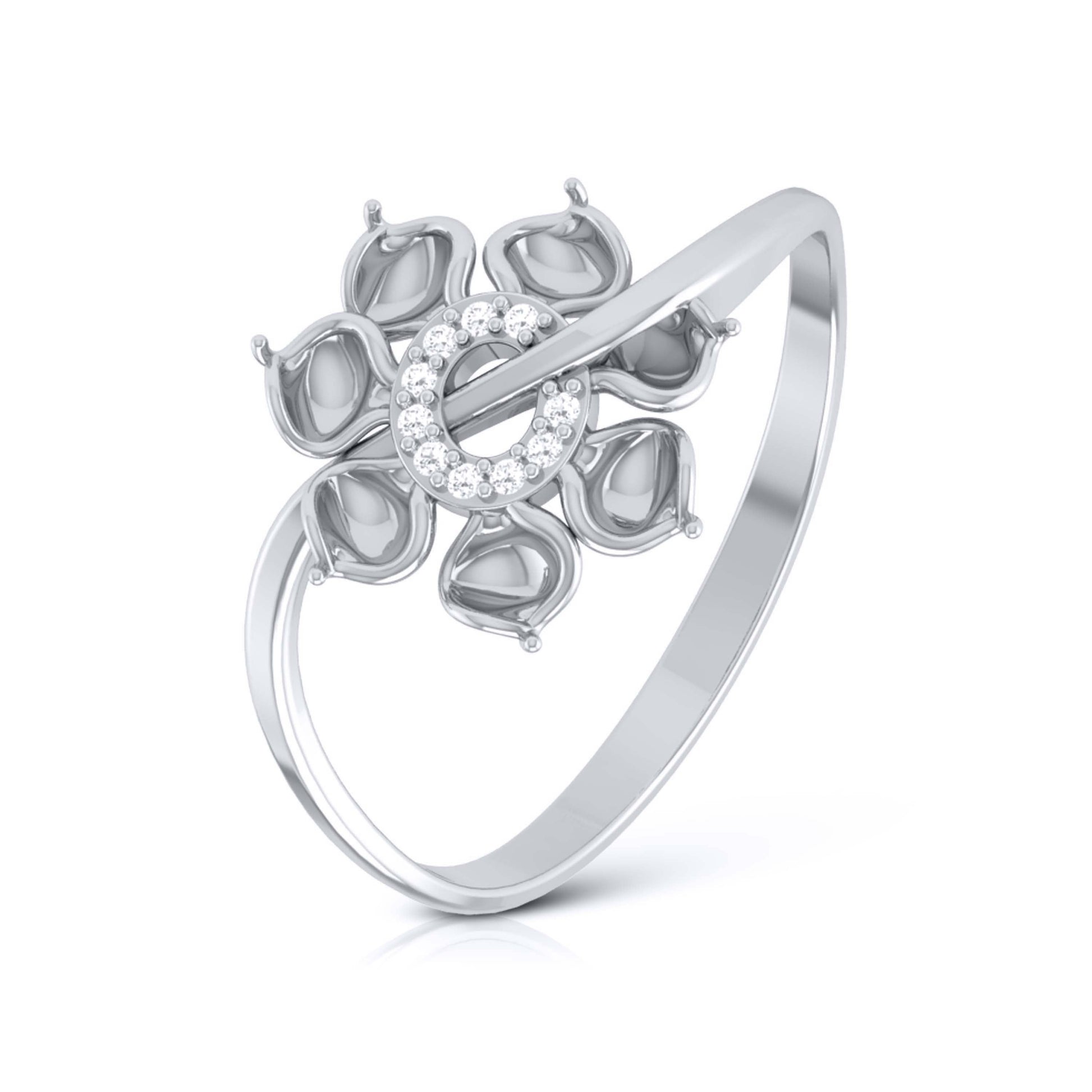 Intrinsic lab grown diamond ring simple round ring design Fiona Diamonds