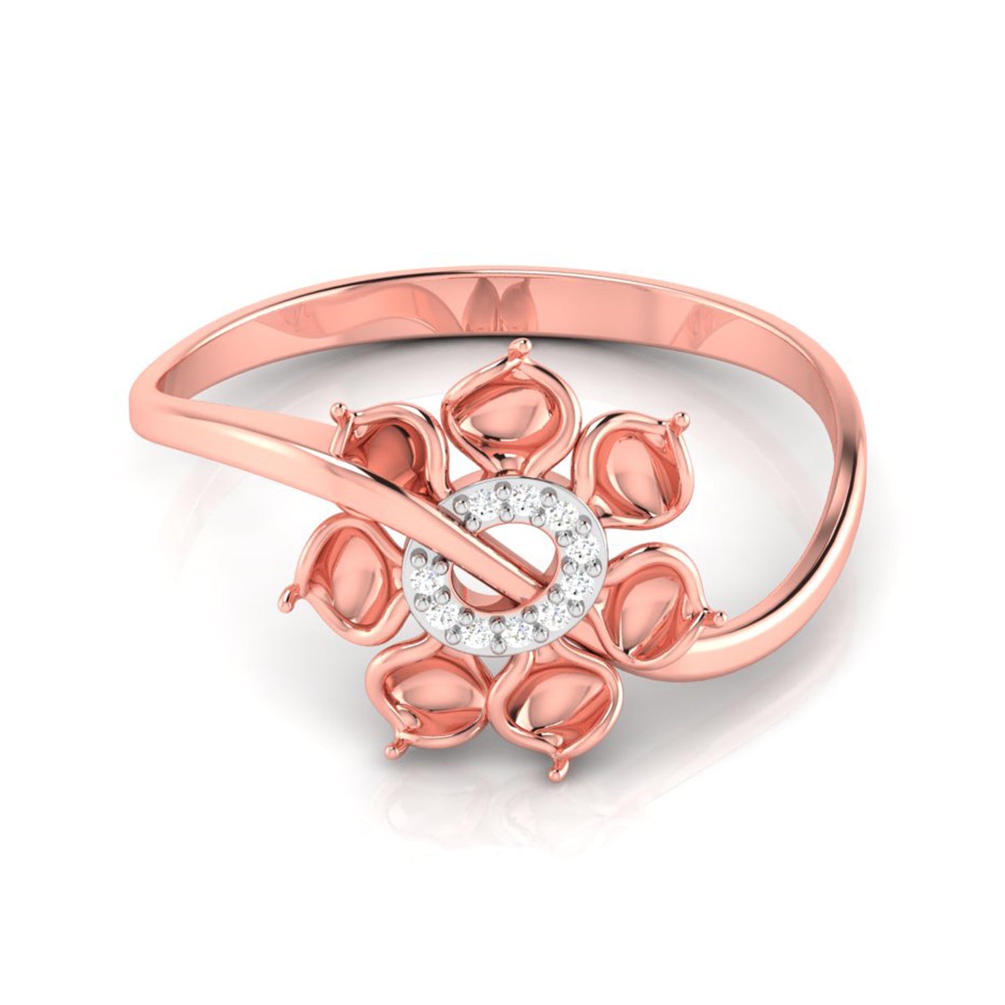 Intrinsic lab grown diamond ring simple round ring design Fiona Diamonds