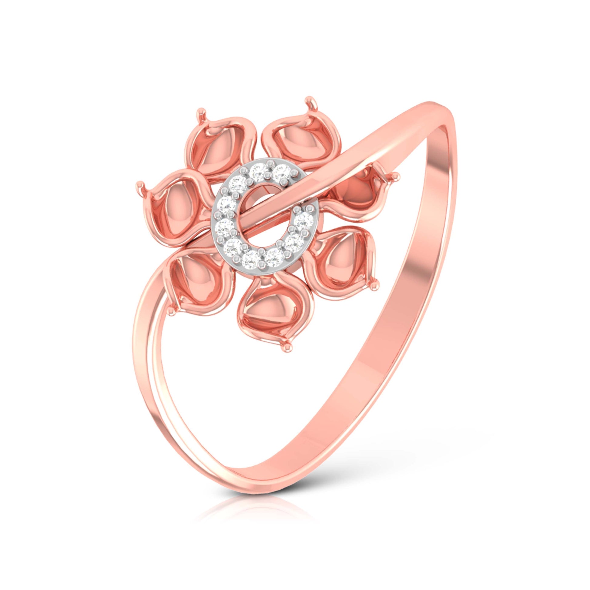 Intrinsic lab grown diamond ring simple round ring design Fiona Diamonds
