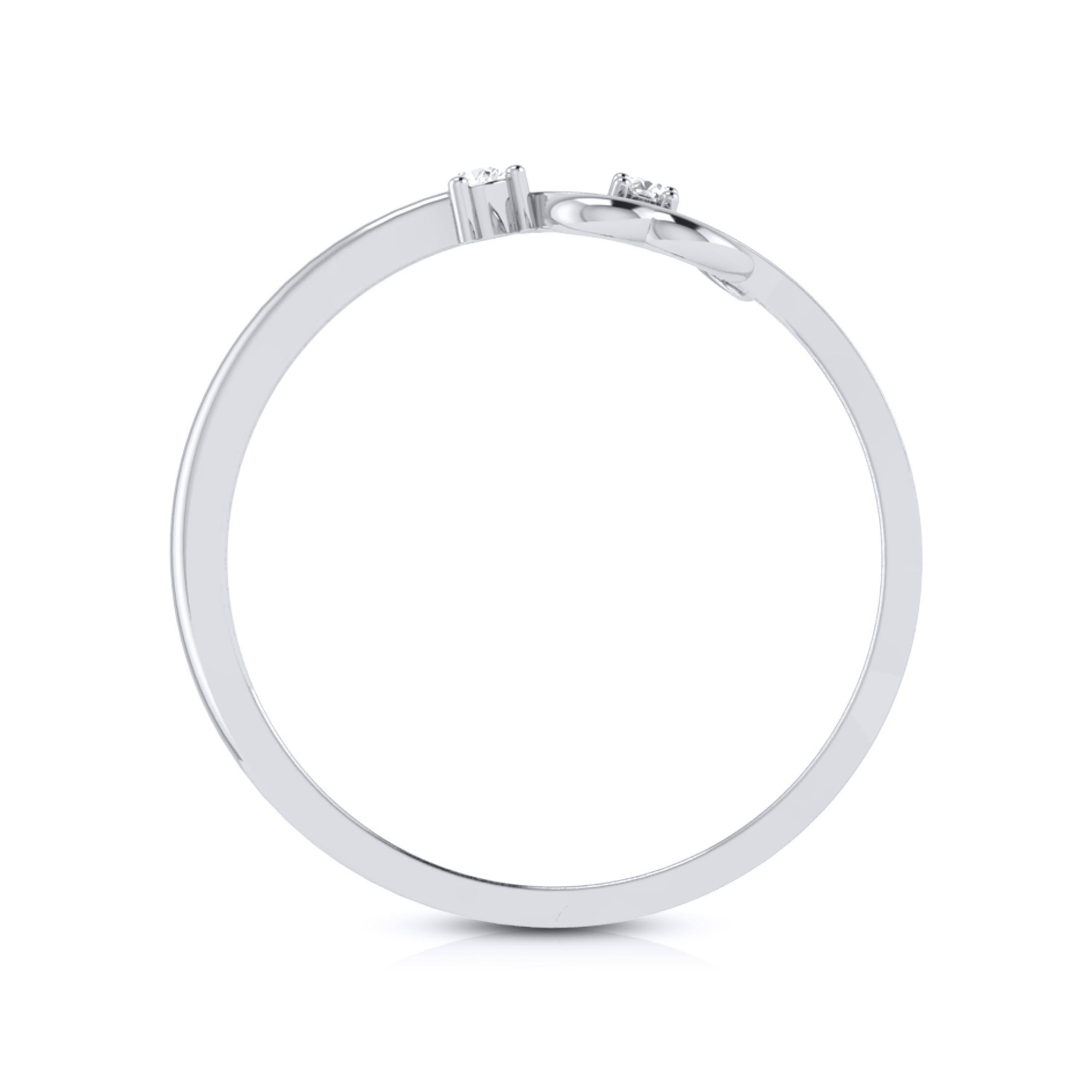 Warm lab grown diamond ring unique ring design Fiona Diamonds