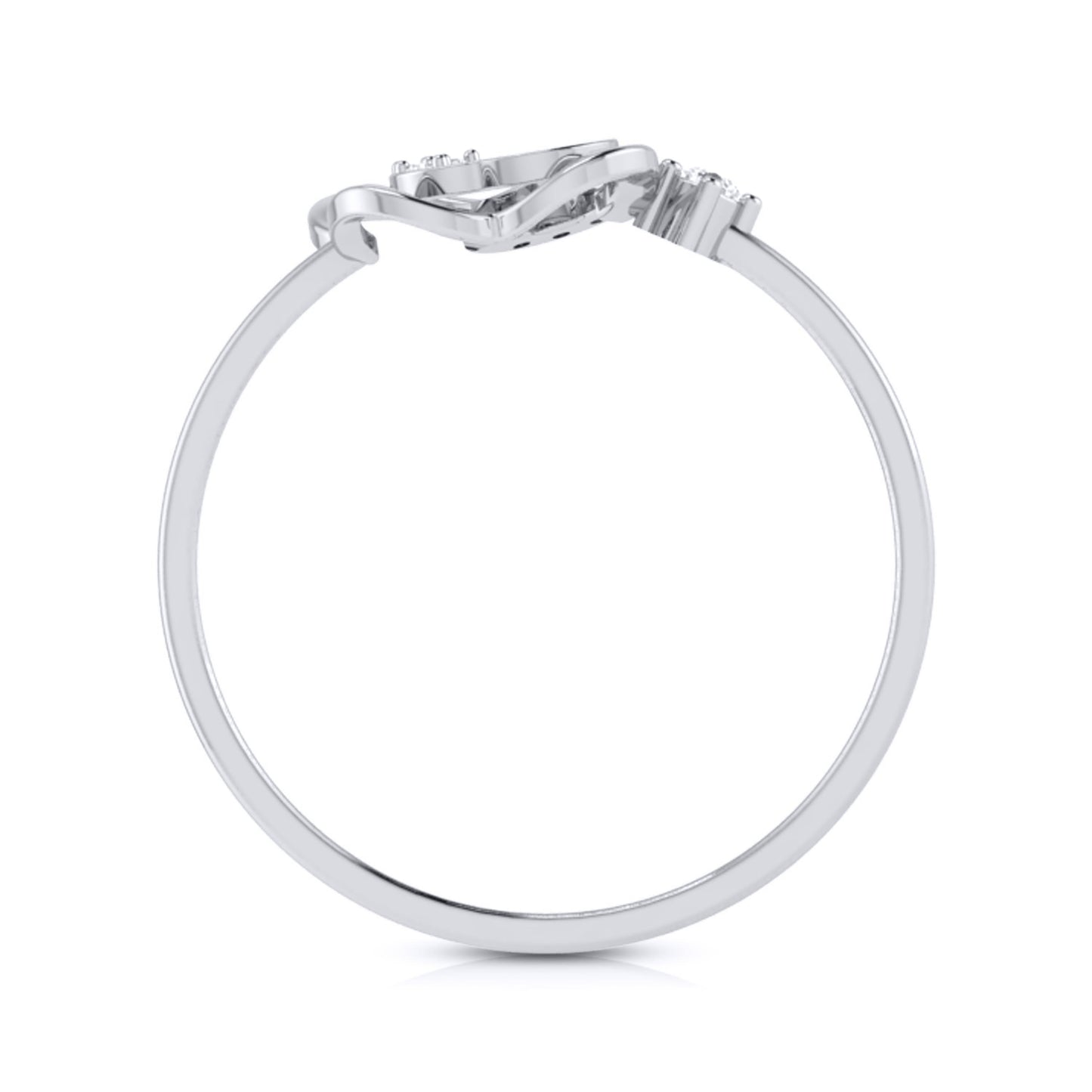 Trivial lab grown diamond ring simple round ring design Fiona Diamonds