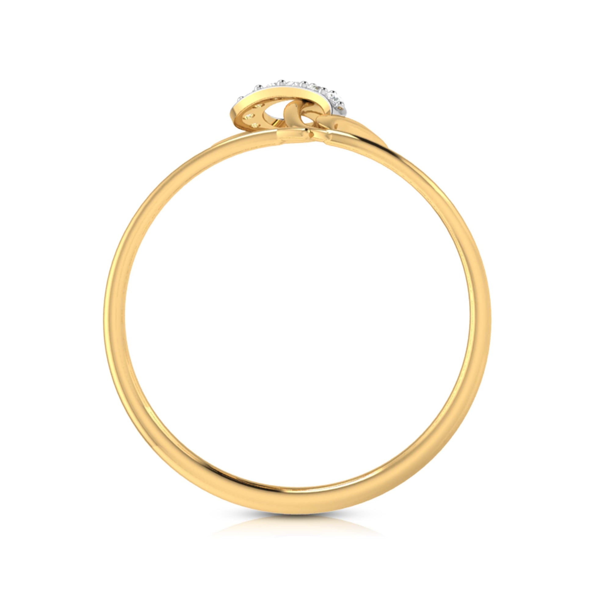 Knus lab grown diamond ring sleek ring Fiona Diamonds