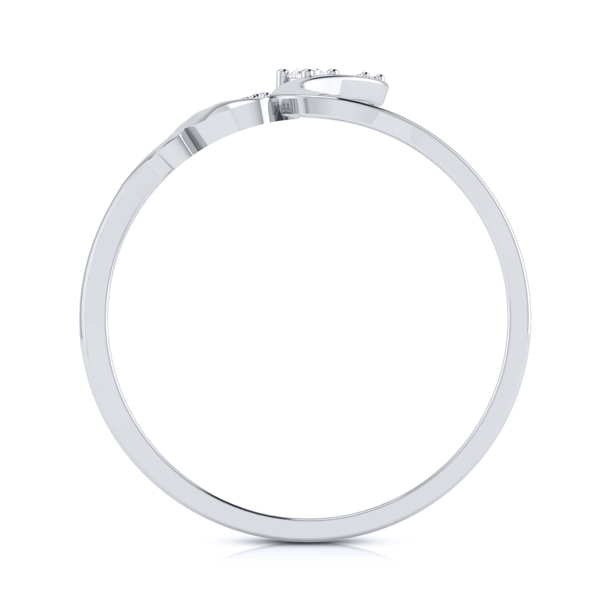 Nucleus lab grown diamond ring sleek ring Fiona Diamonds