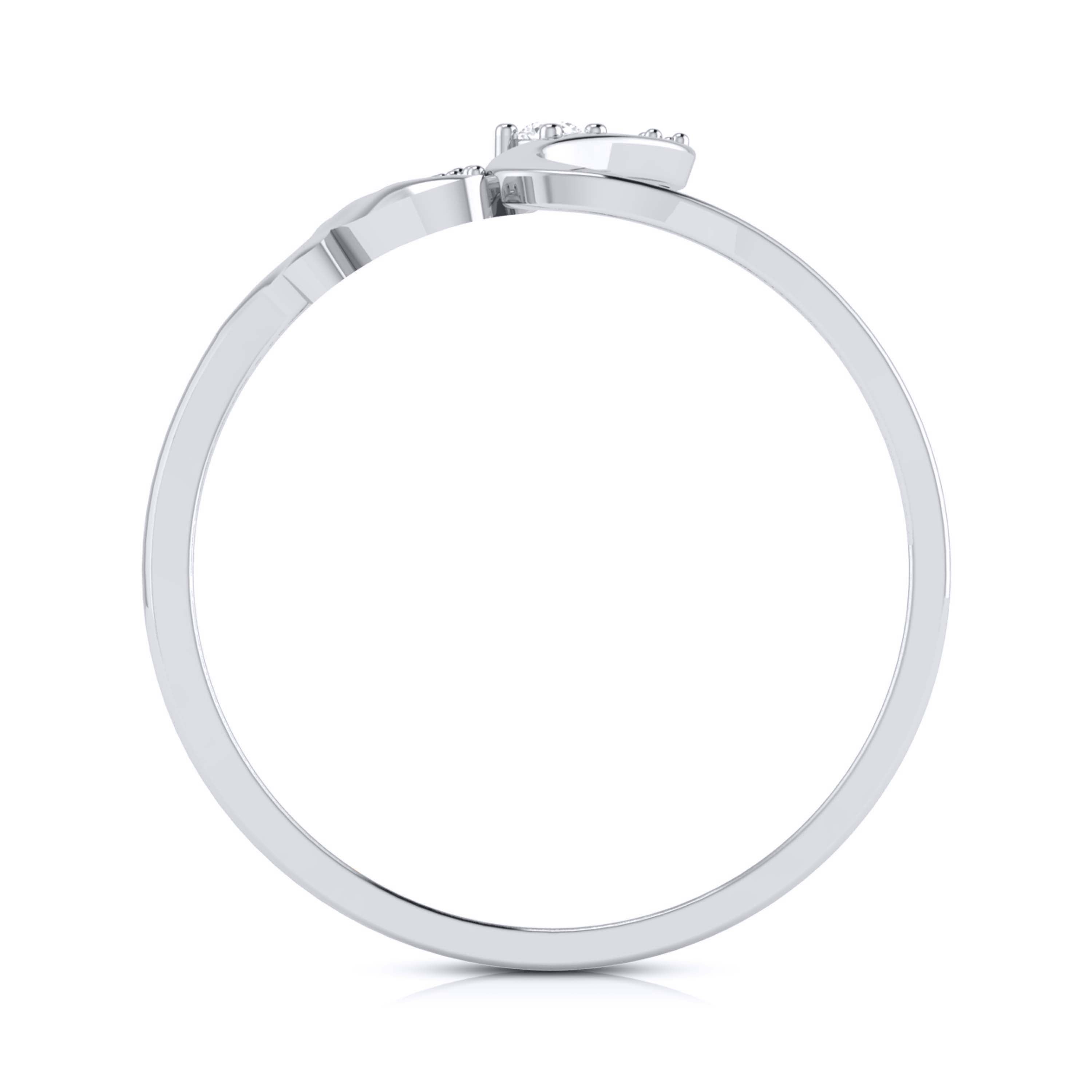 Nucleus lab grown diamond ring sleek ring Fiona Diamonds