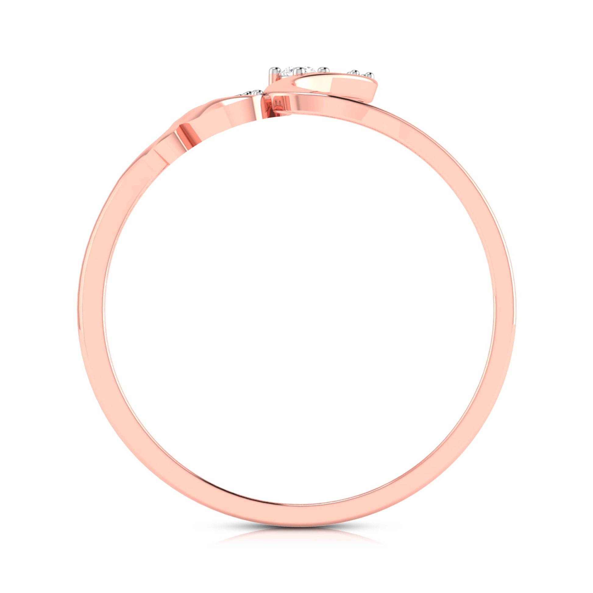 Nucleus lab grown diamond ring sleek ring Fiona Diamonds