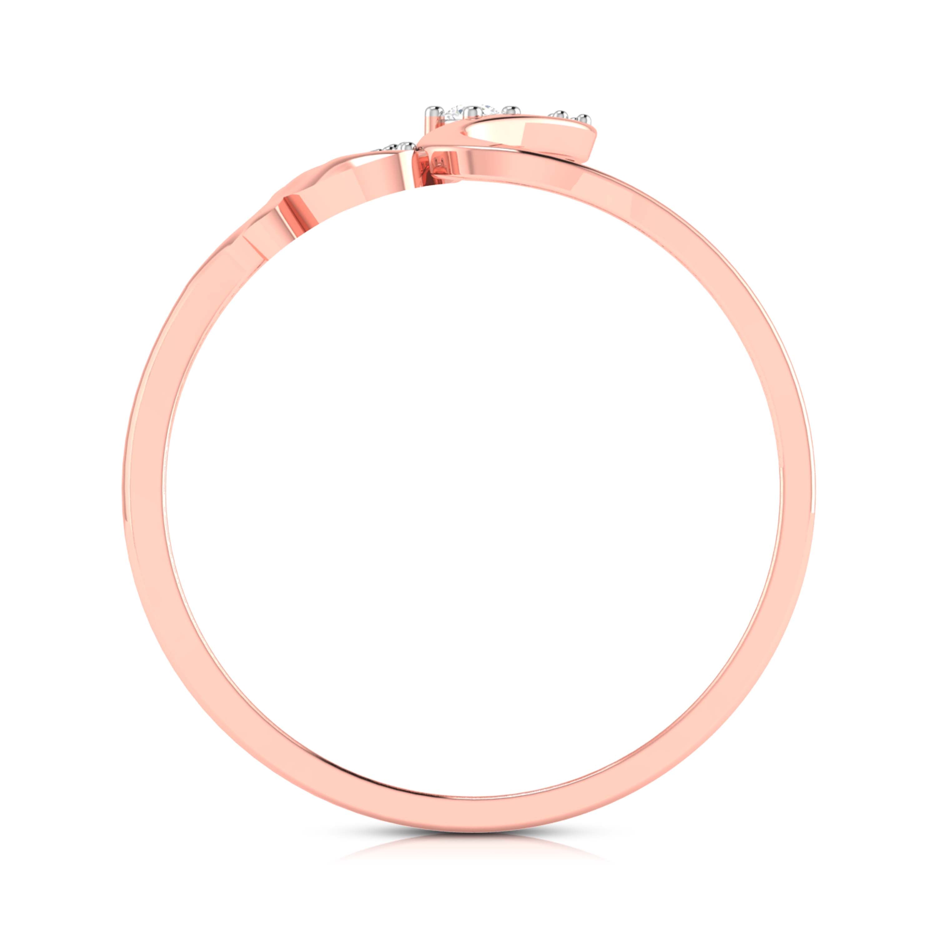 Nucleus lab grown diamond ring sleek ring Fiona Diamonds
