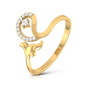 Nucleus lab grown diamond ring sleek ring Fiona Diamonds