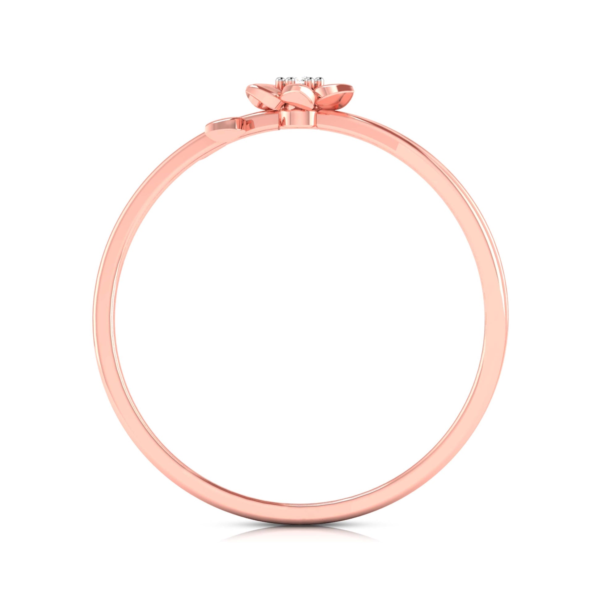 Gesticulate lab grown diamond ring simple round ring design Fiona Diamonds