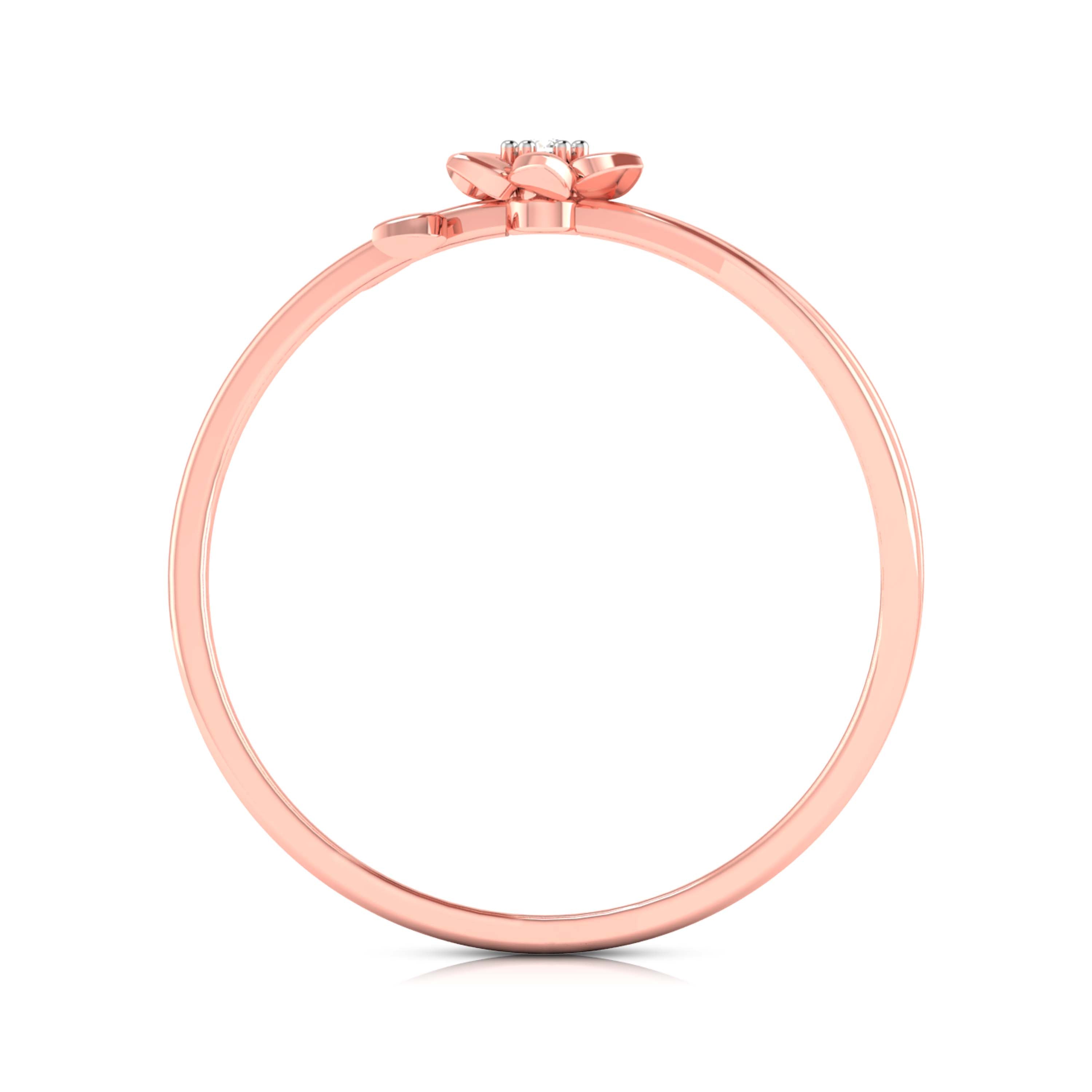 Gesticulate lab grown diamond ring simple round ring design Fiona Diamonds