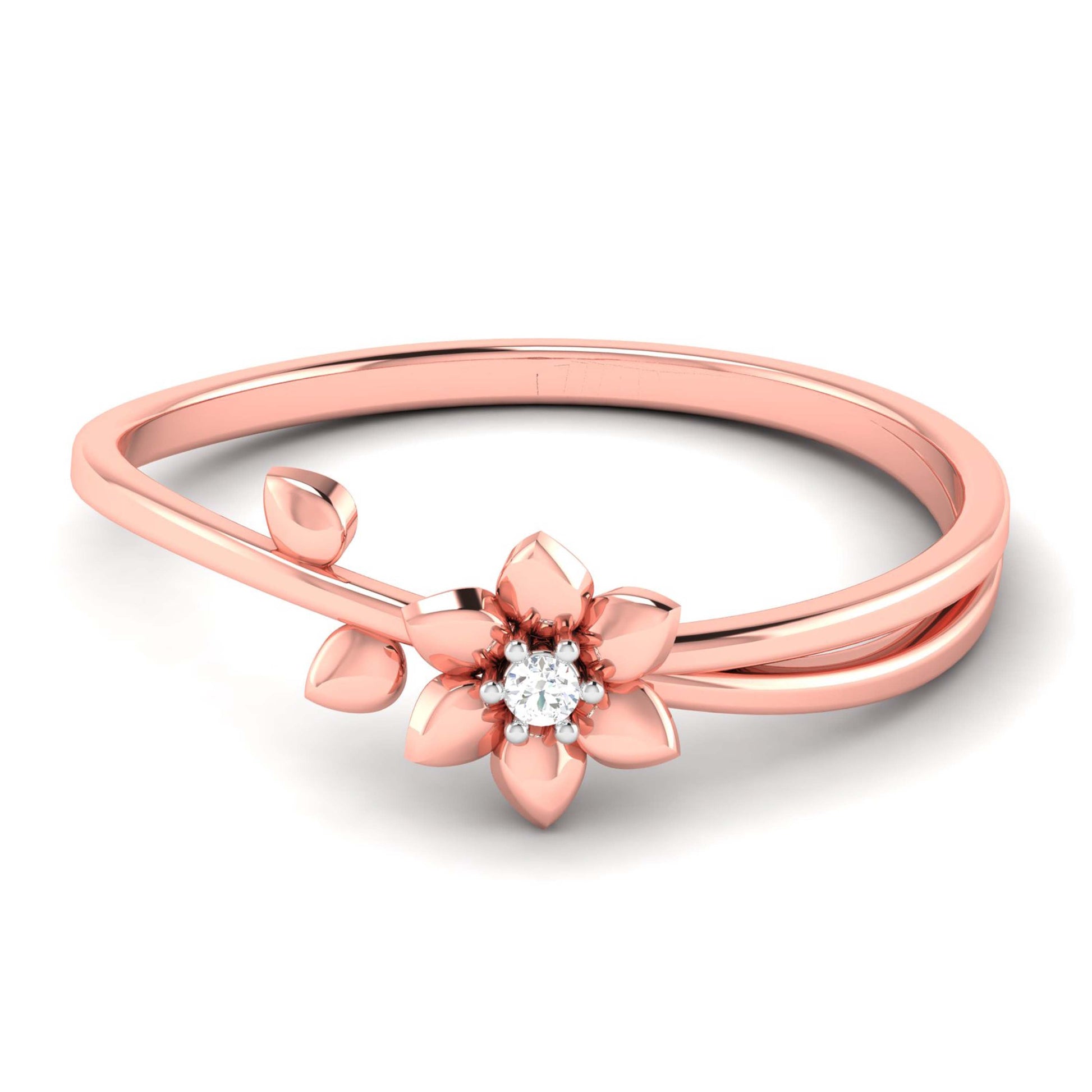 Gesticulate lab grown diamond ring simple round ring design Fiona Diamonds