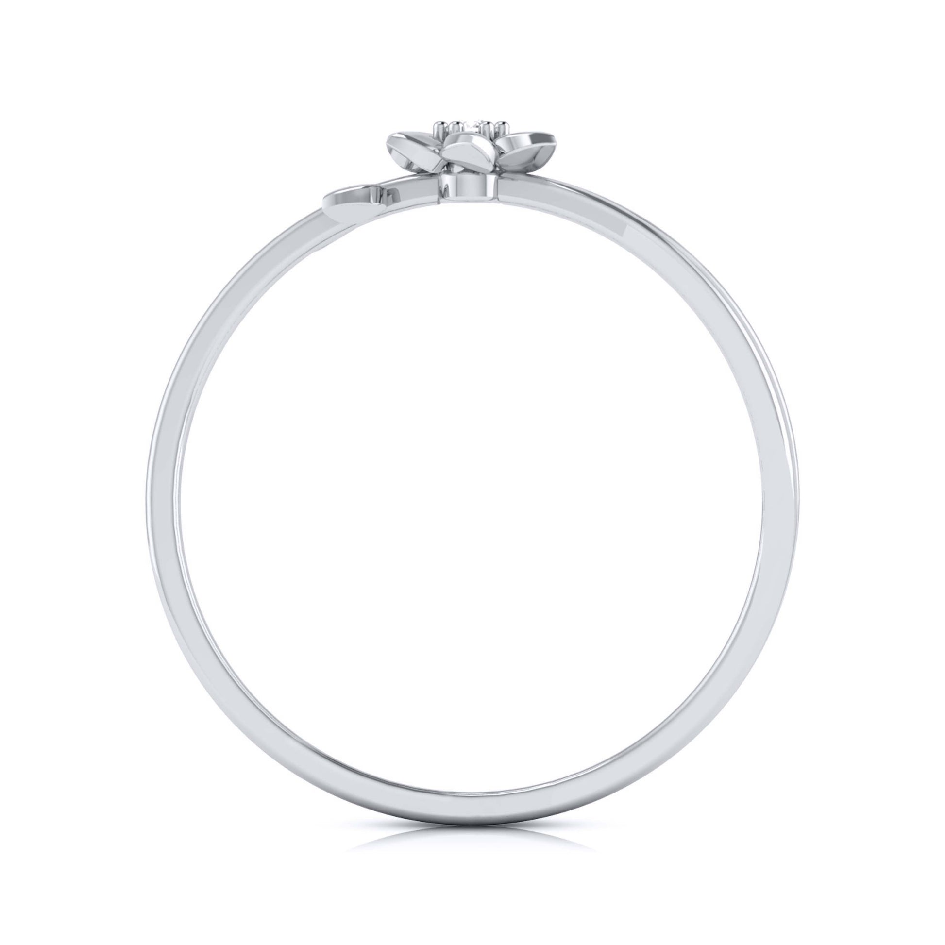 Gesticulate lab grown diamond ring simple round ring design Fiona Diamonds