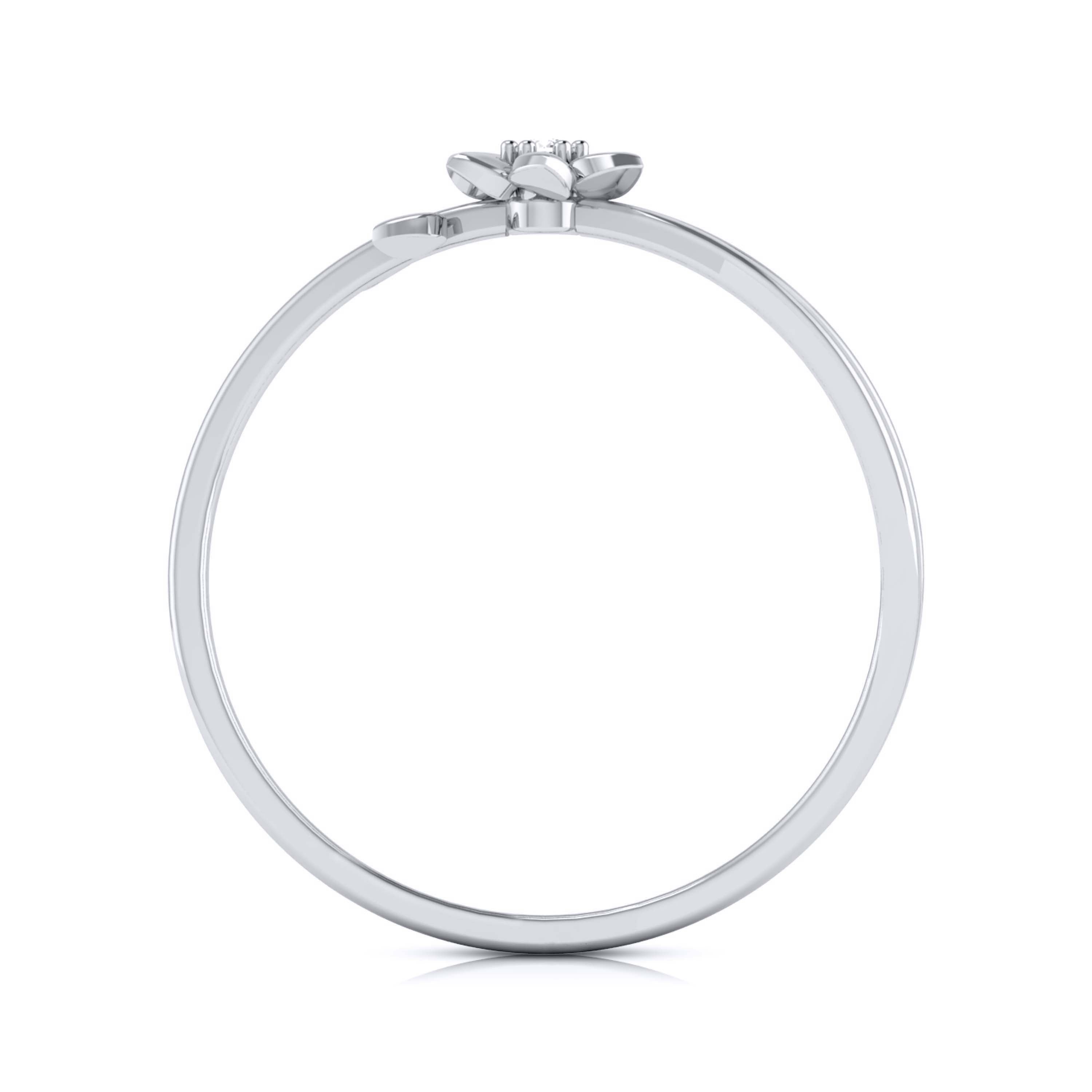 Gesticulate lab grown diamond ring simple round ring design Fiona Diamonds