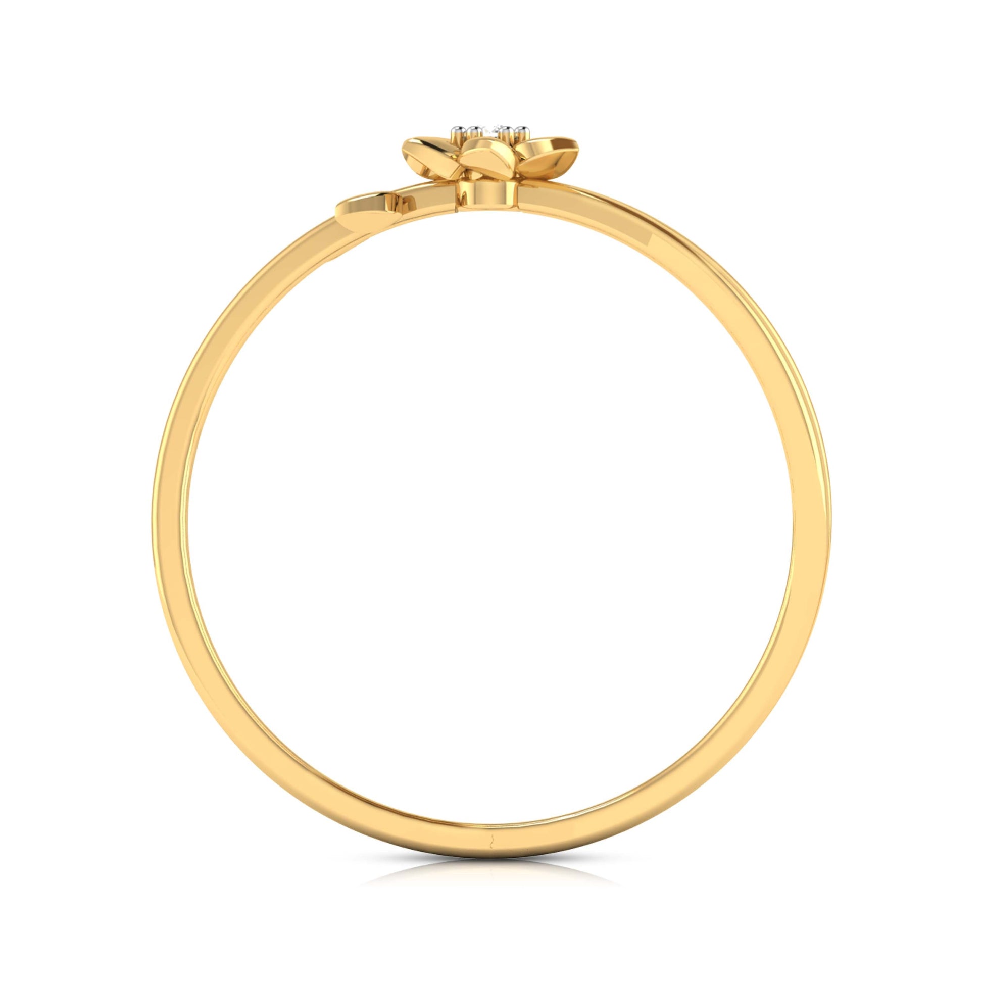 Gesticulate lab grown diamond ring simple round ring design Fiona Diamonds
