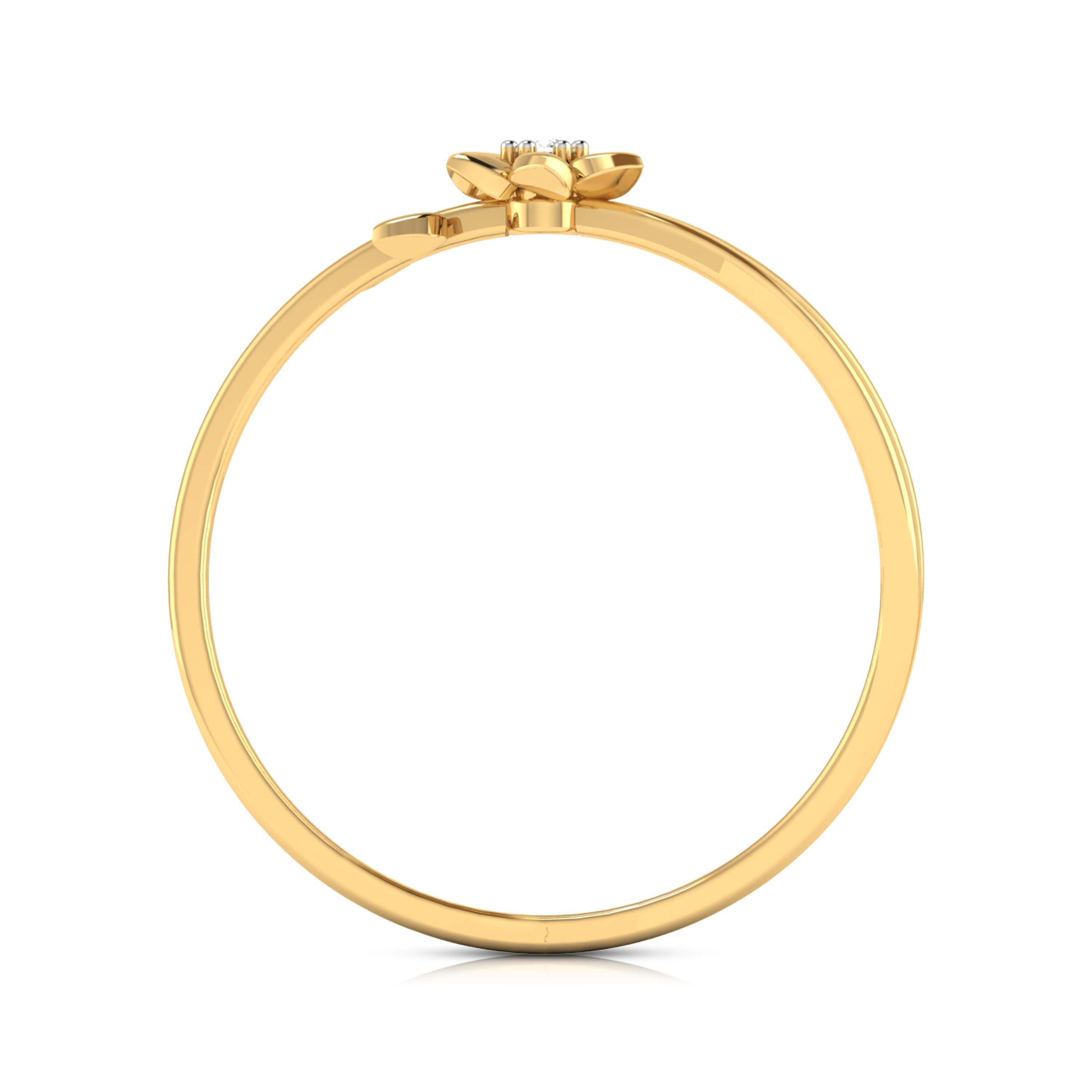 Gesticulate lab grown diamond ring simple round ring design Fiona Diamonds