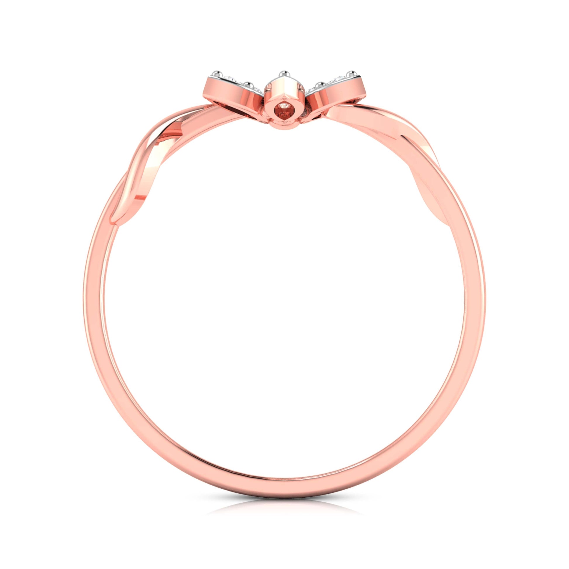 Scintillating lab grown diamond ring unique ring design Fiona Diamonds