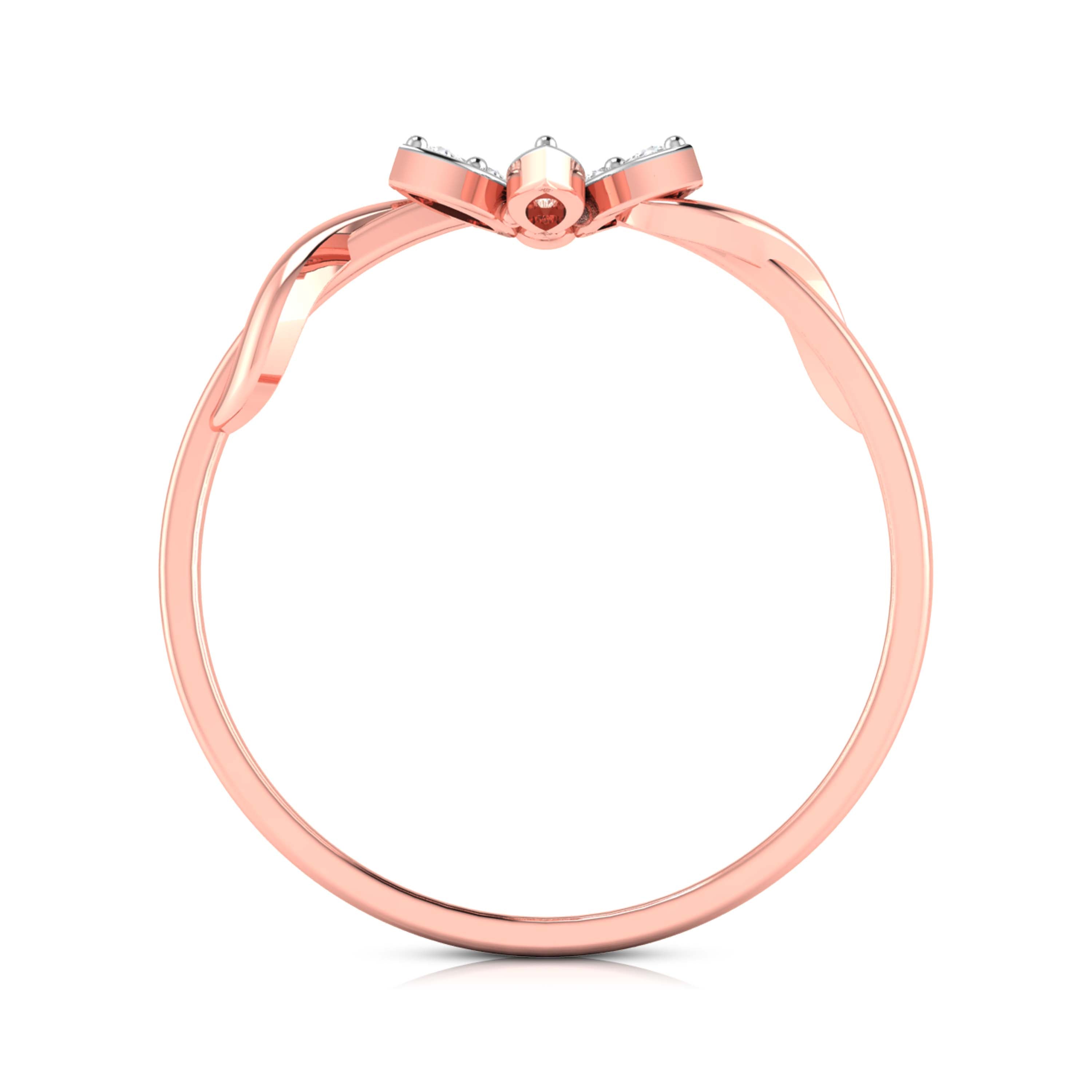 Scintillating lab grown diamond ring unique ring design Fiona Diamonds