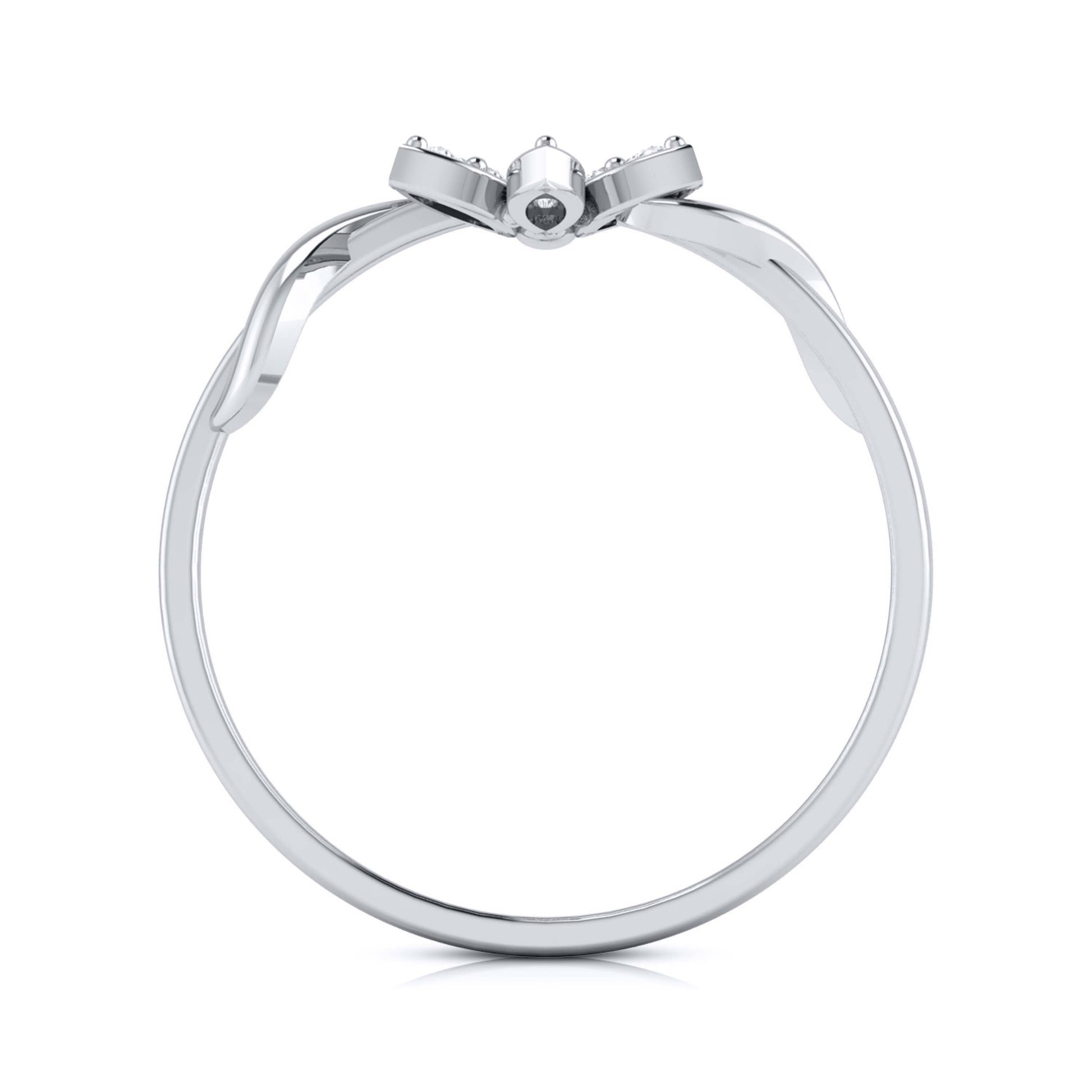 Scintillating lab grown diamond ring unique ring design Fiona Diamonds