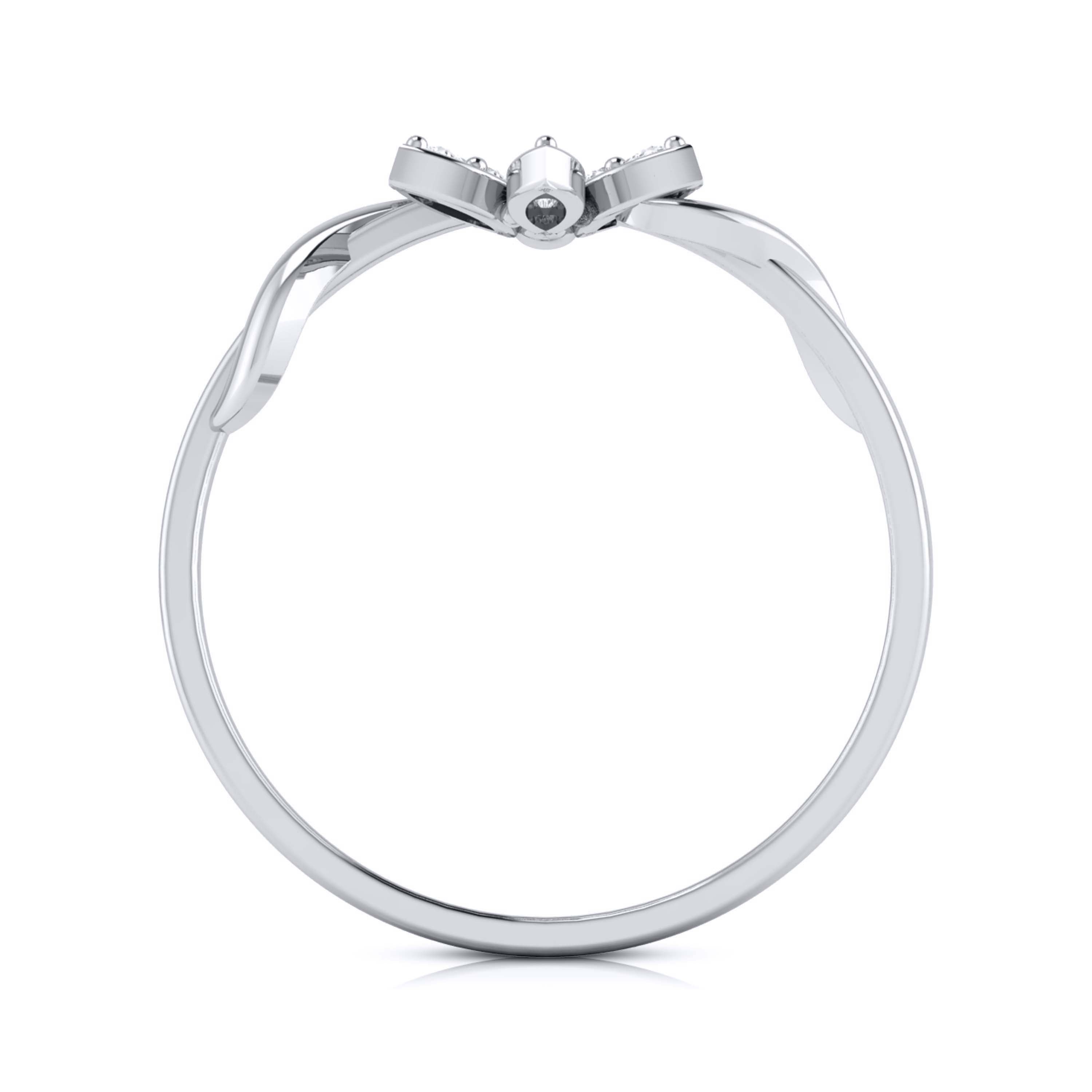 Scintillating lab grown diamond ring unique ring design Fiona Diamonds