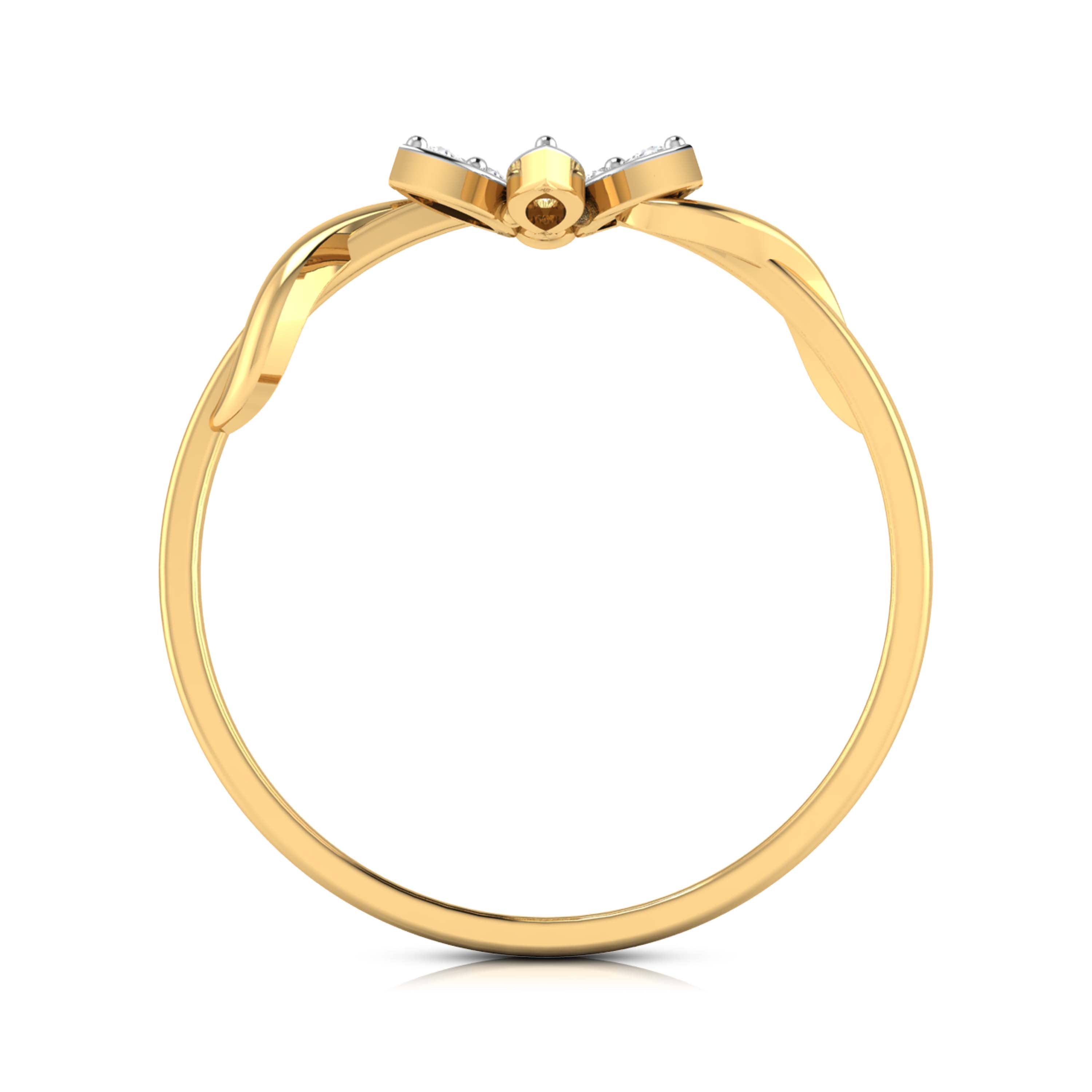 Scintillating lab grown diamond ring unique ring design Fiona Diamonds