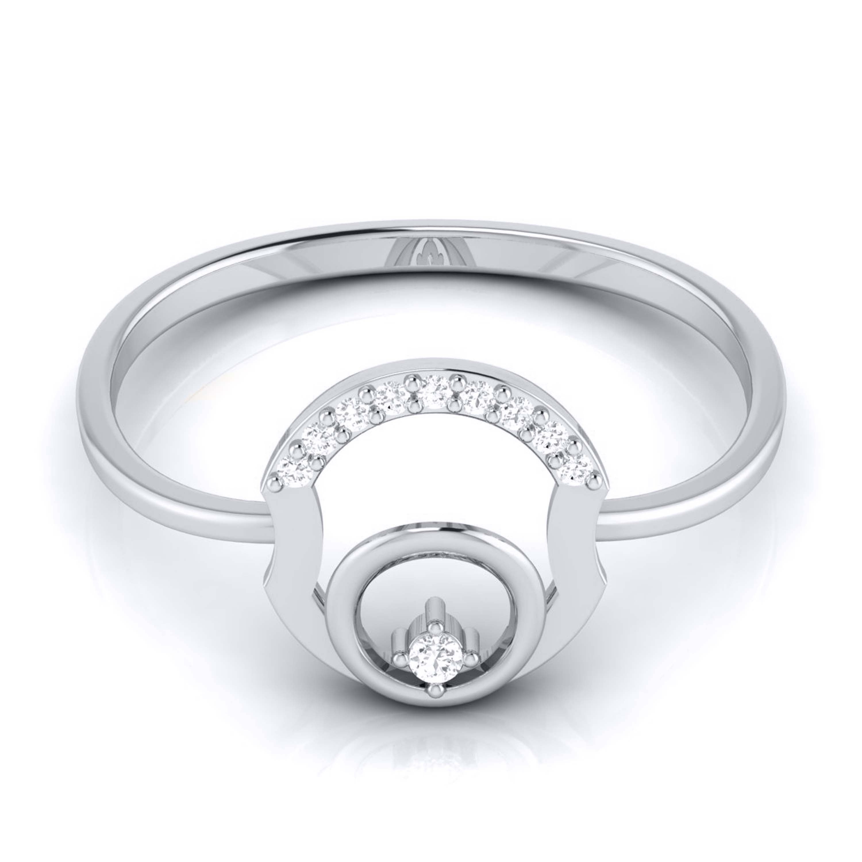 Nomad lab grown diamond ring trendy ring design Fiona Diamonds