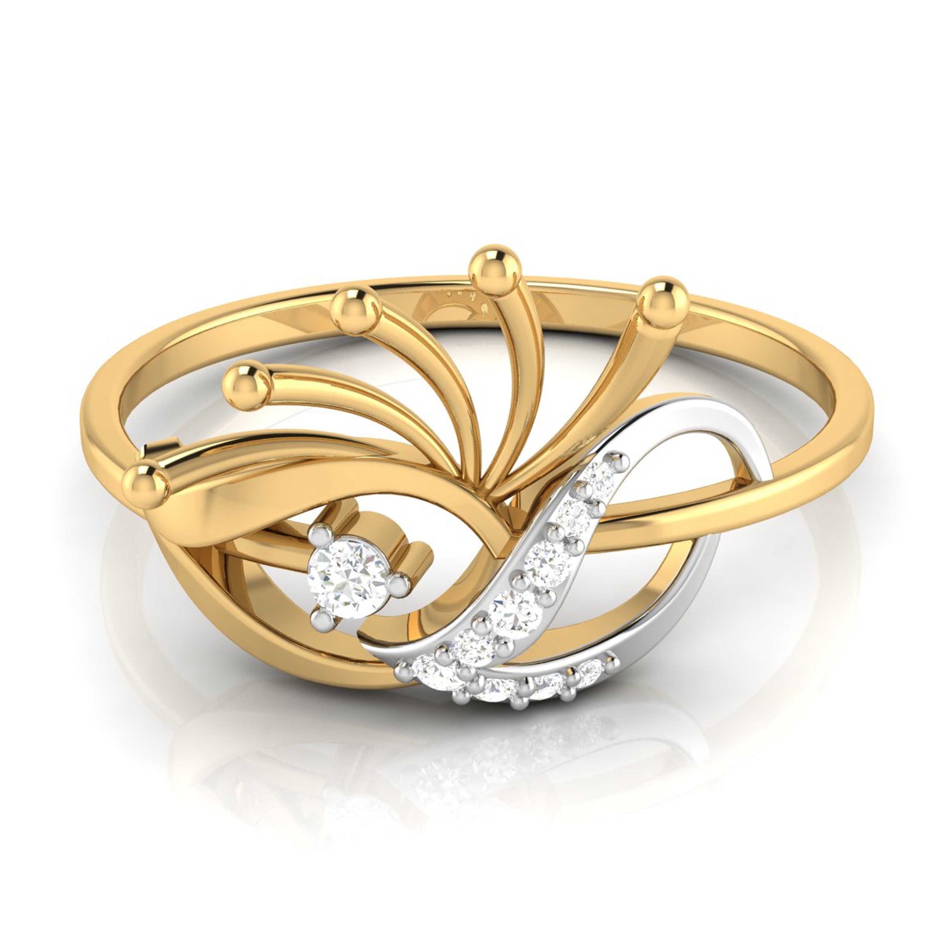 Aristrocrat lab grown diamond ring trendy ring design Fiona Diamonds