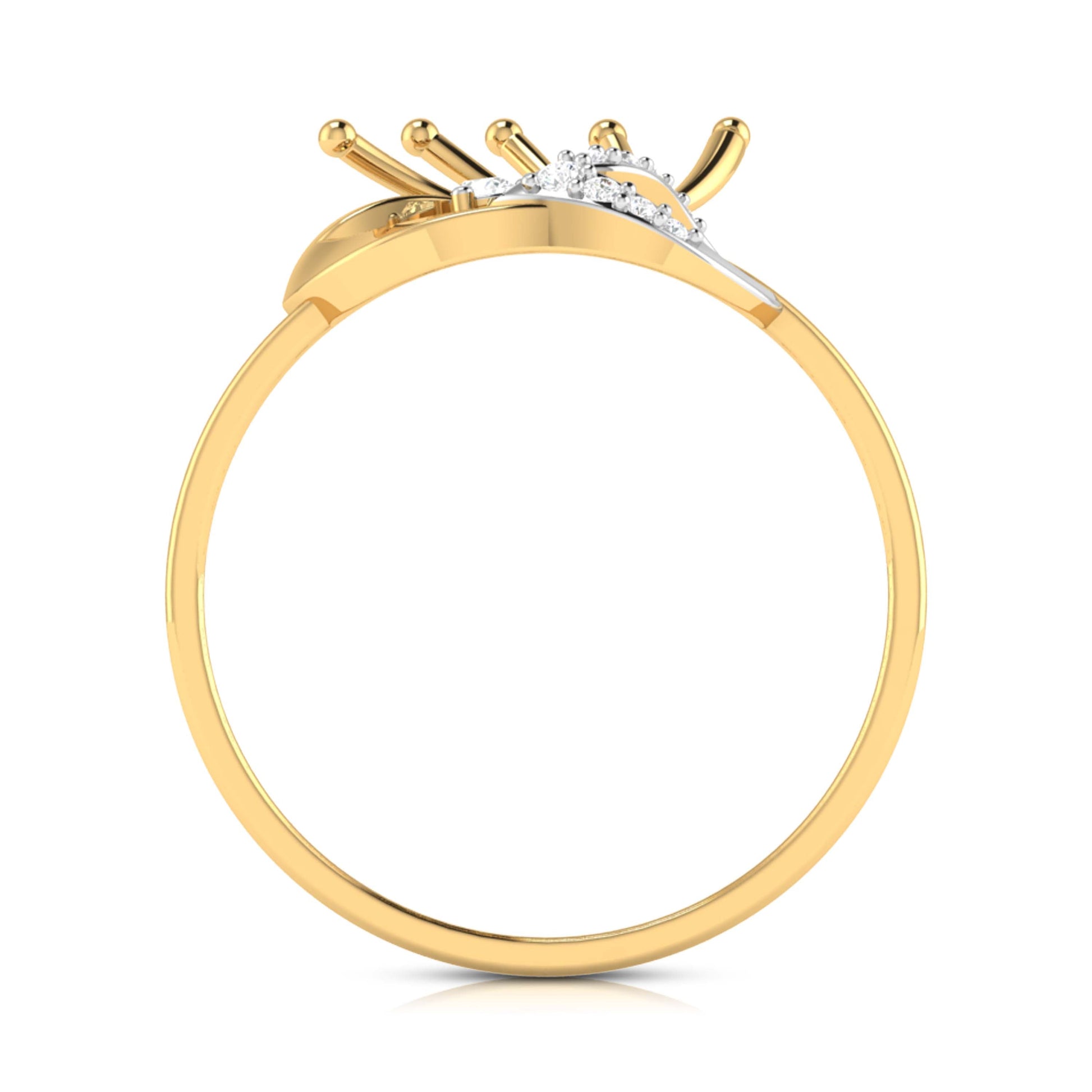 Aristrocrat lab grown diamond ring trendy ring design Fiona Diamonds