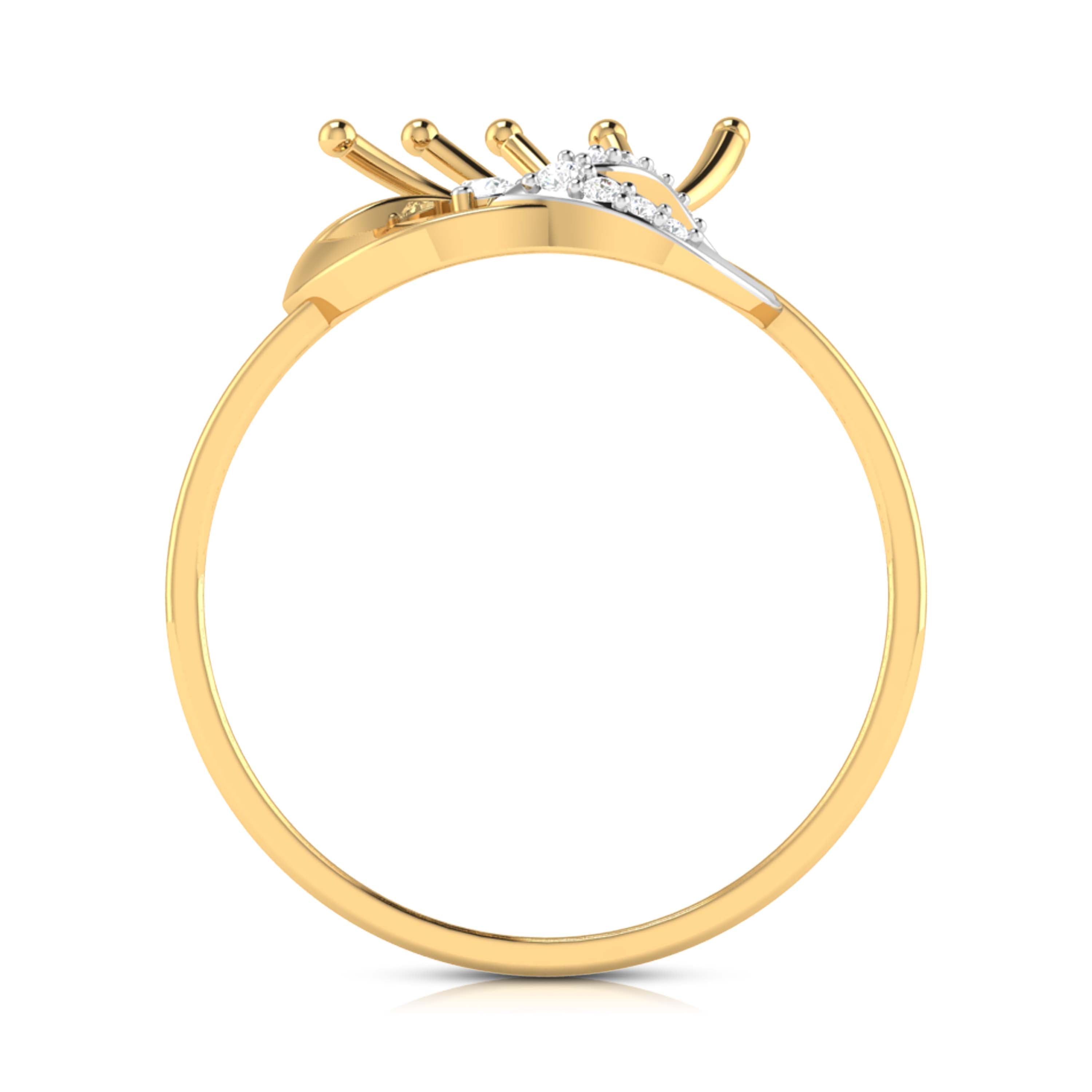 Aristrocrat lab grown diamond ring trendy ring design Fiona Diamonds