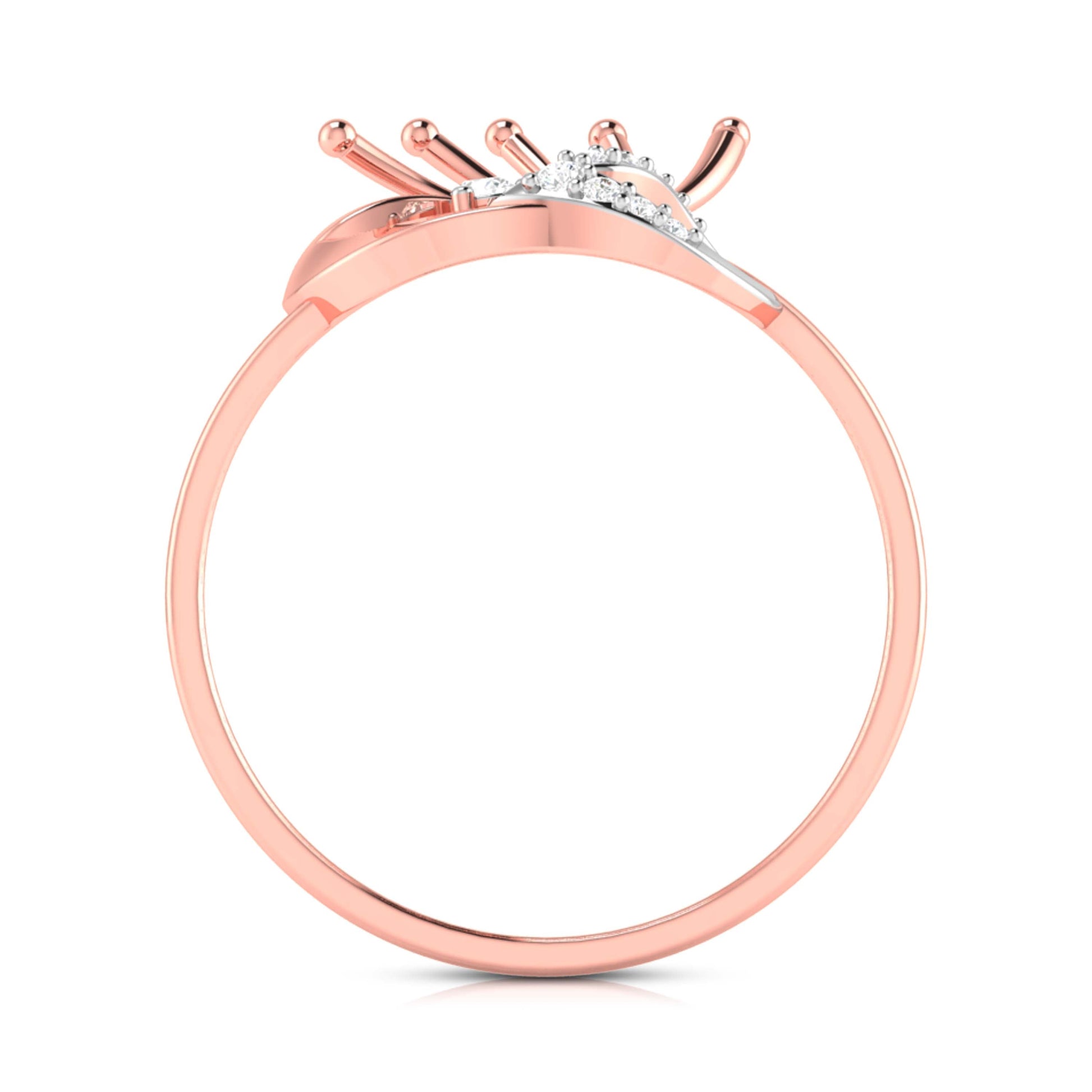 Aristrocrat lab grown diamond ring trendy ring design Fiona Diamonds