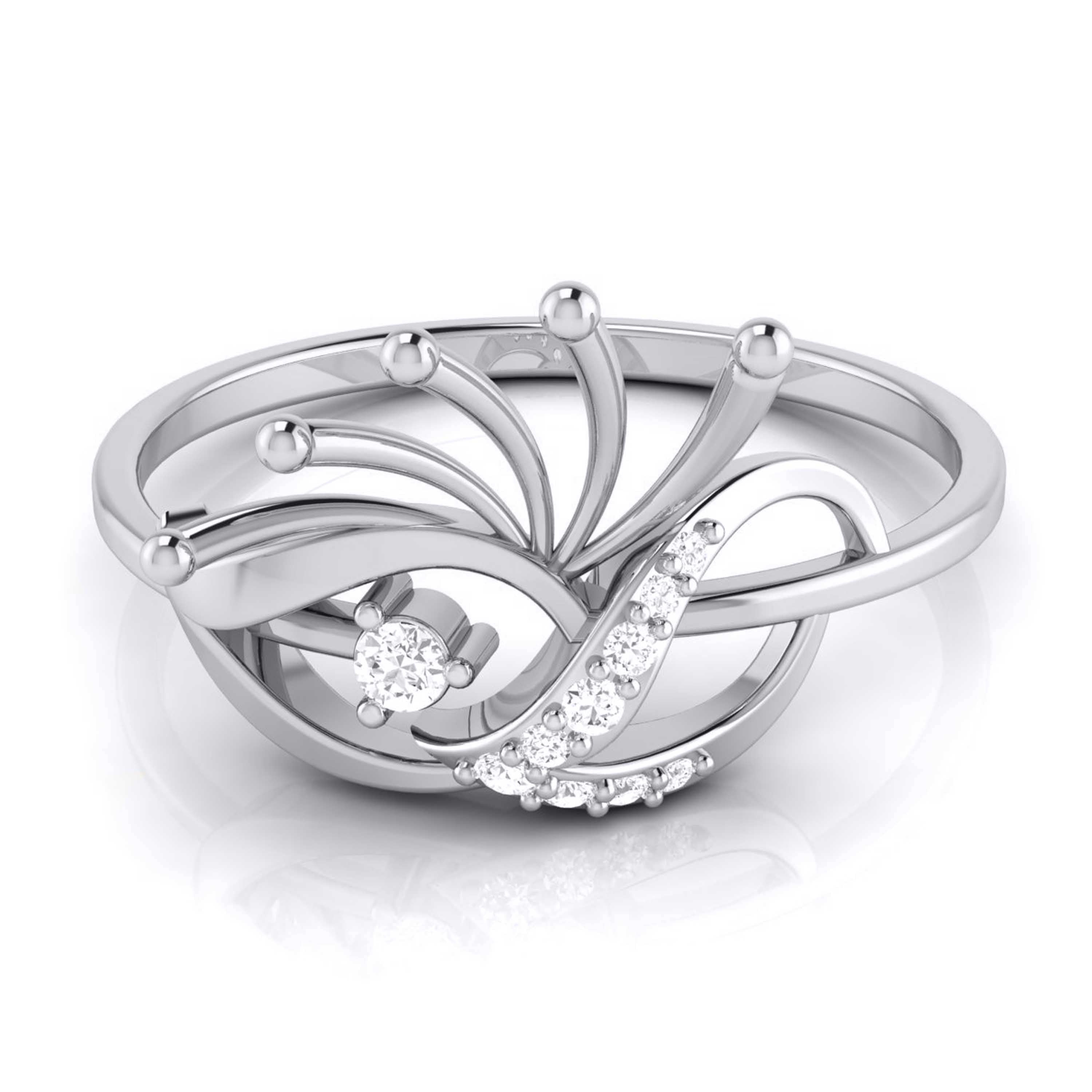Aristrocrat lab grown diamond ring trendy ring design Fiona Diamonds