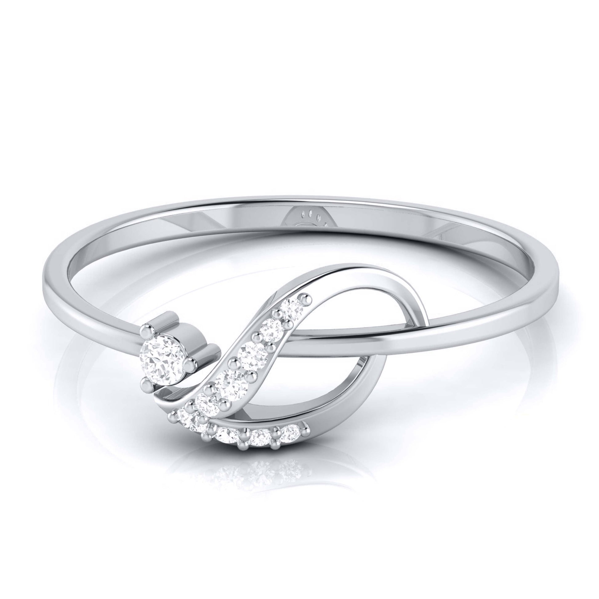 Magnificent lab grown diamond ring simple round ring design Fiona Diamonds