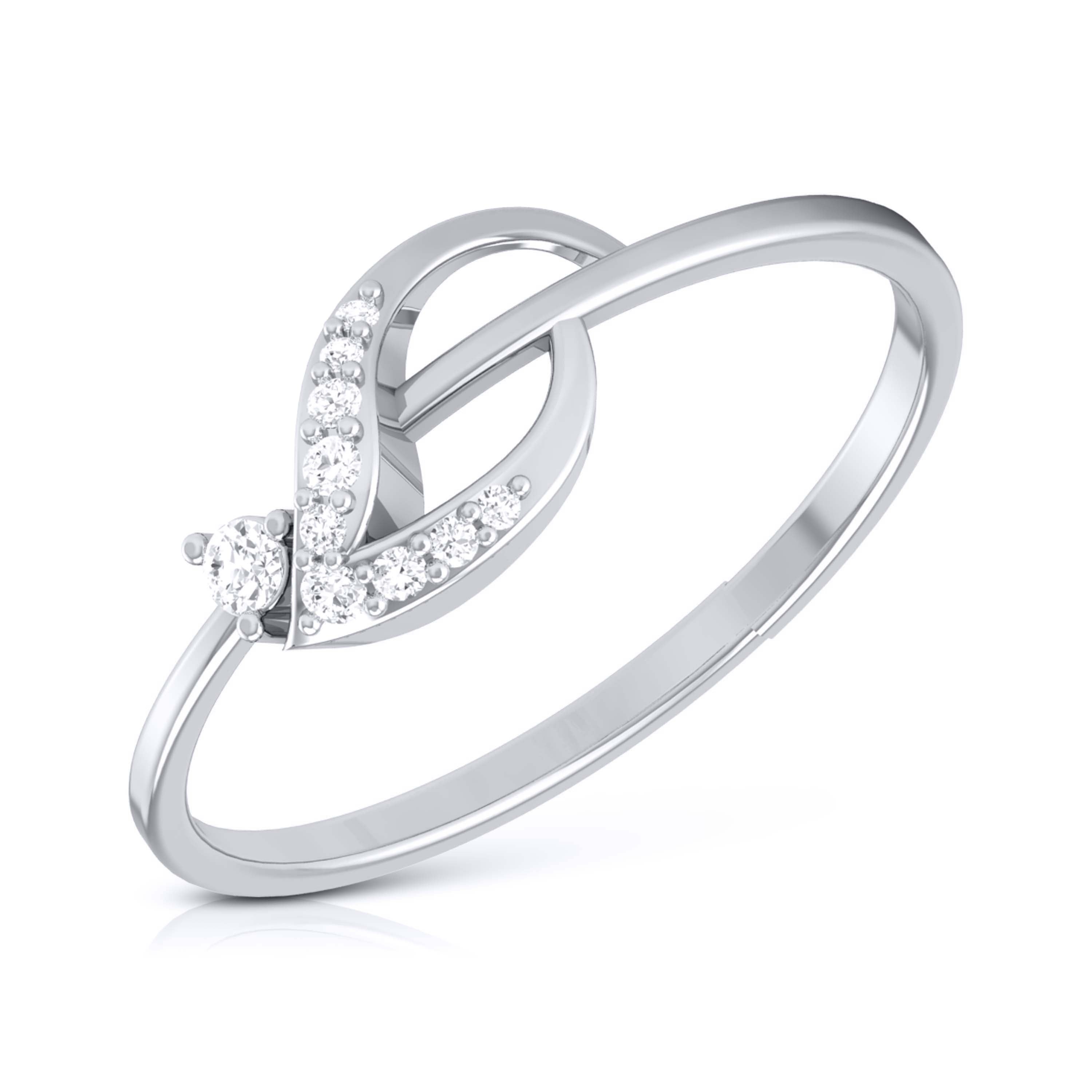Magnificent lab grown diamond ring simple round ring design Fiona Diamonds