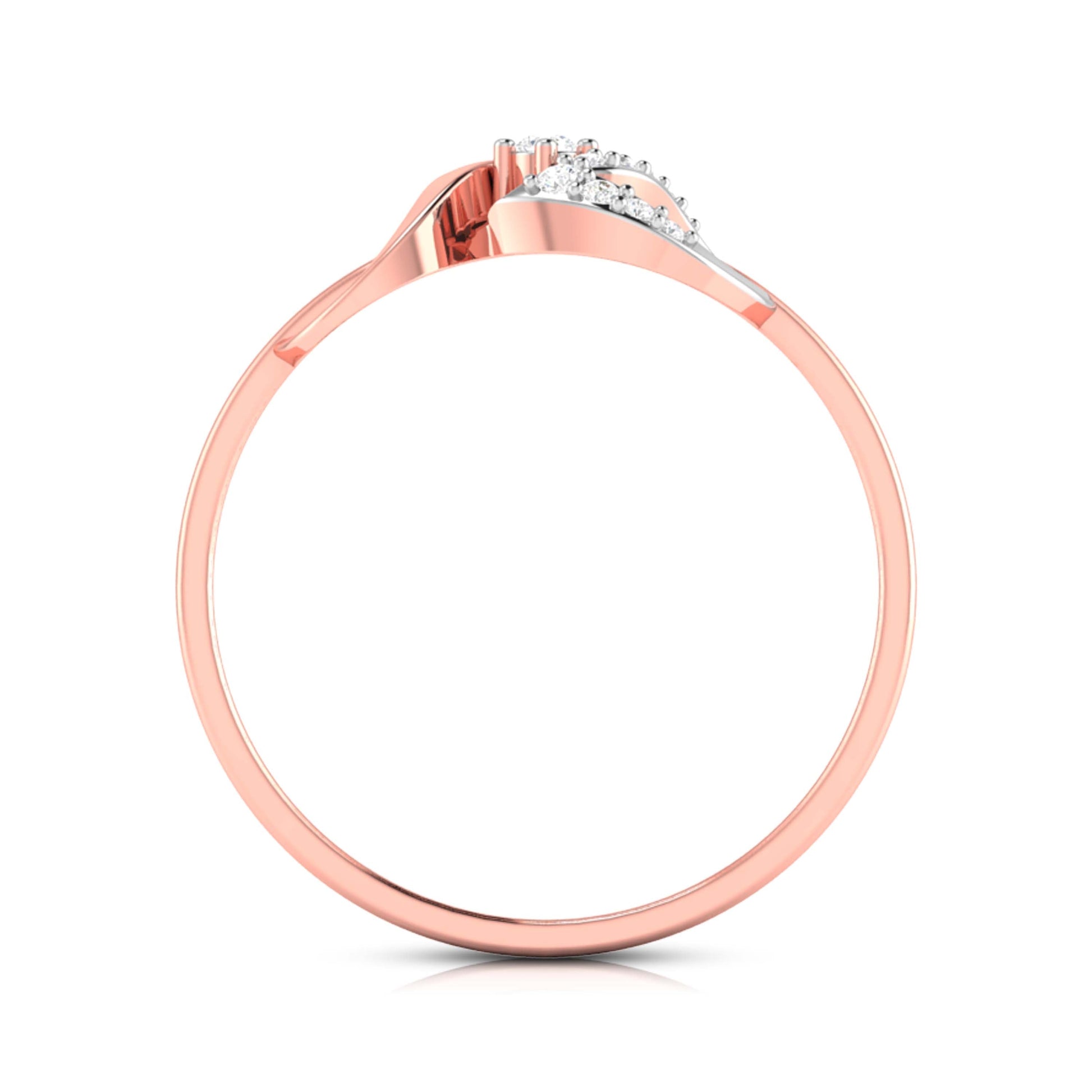 Doves lab grown diamond ring sleek ring Fiona Diamonds